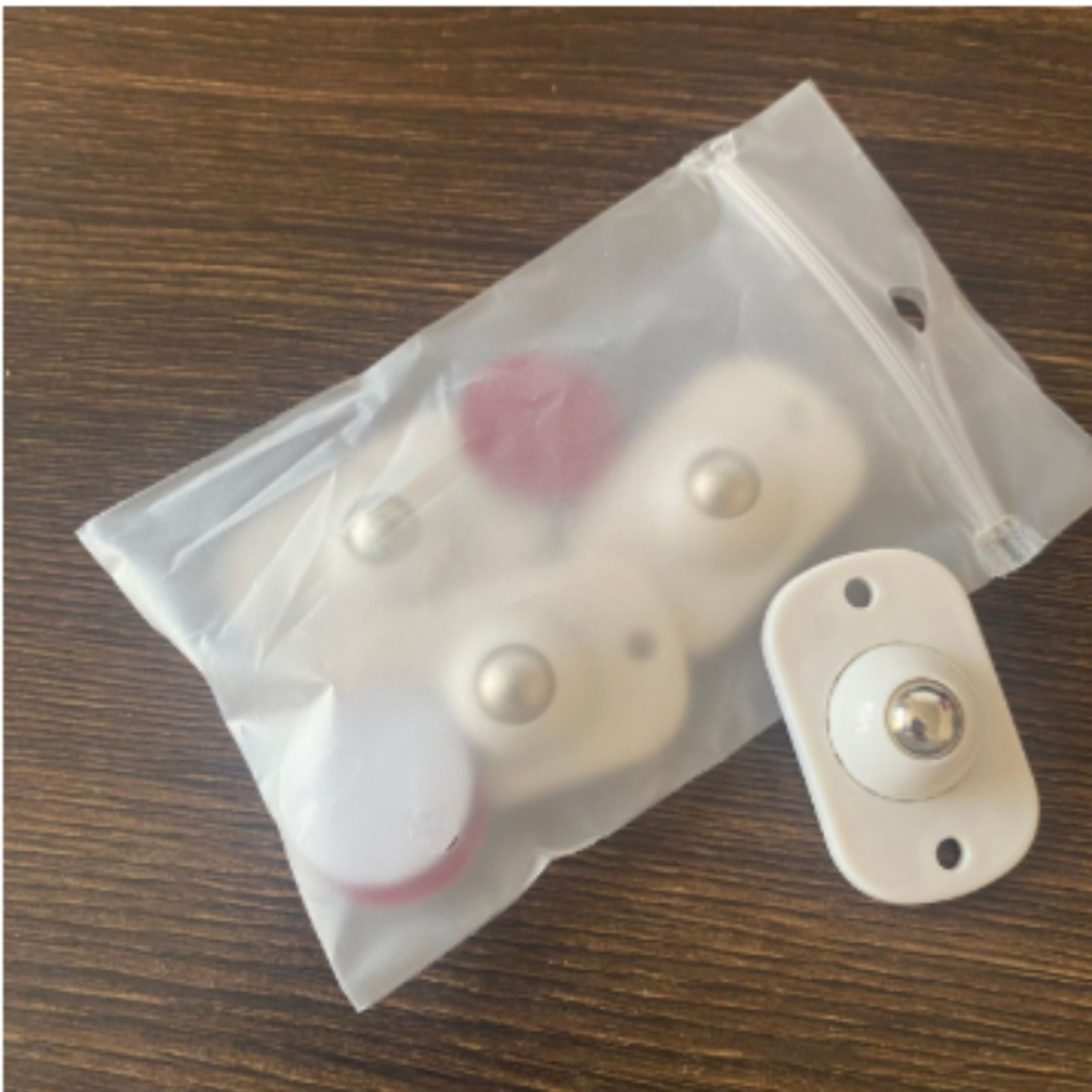 Self Adhesive Caster Wheels for Storage Bins, Trash Cans & Furniture Movers – view 4