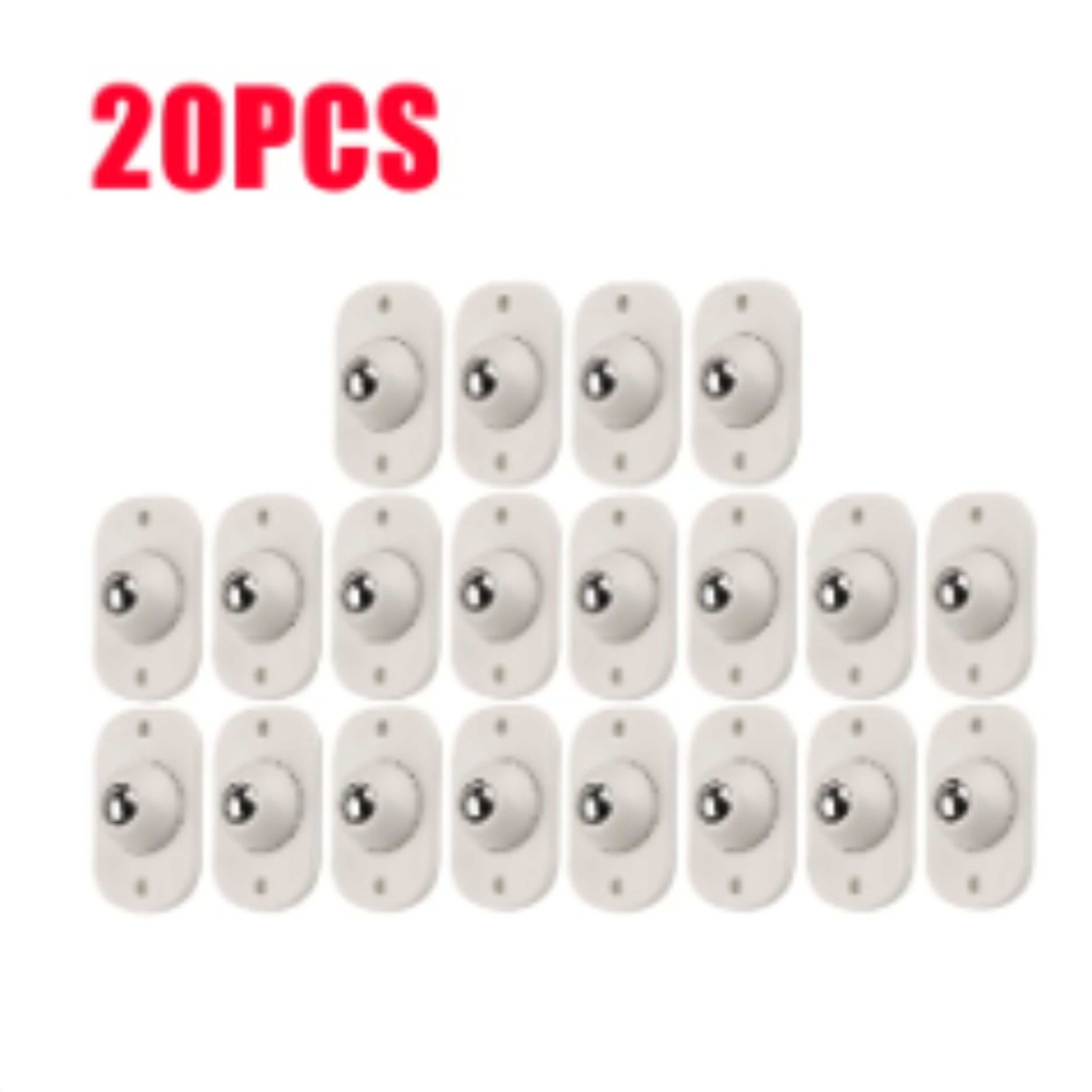 Self Adhesive Caster Wheels for Storage Bins, Trash Cans & Furniture Movers – view 7