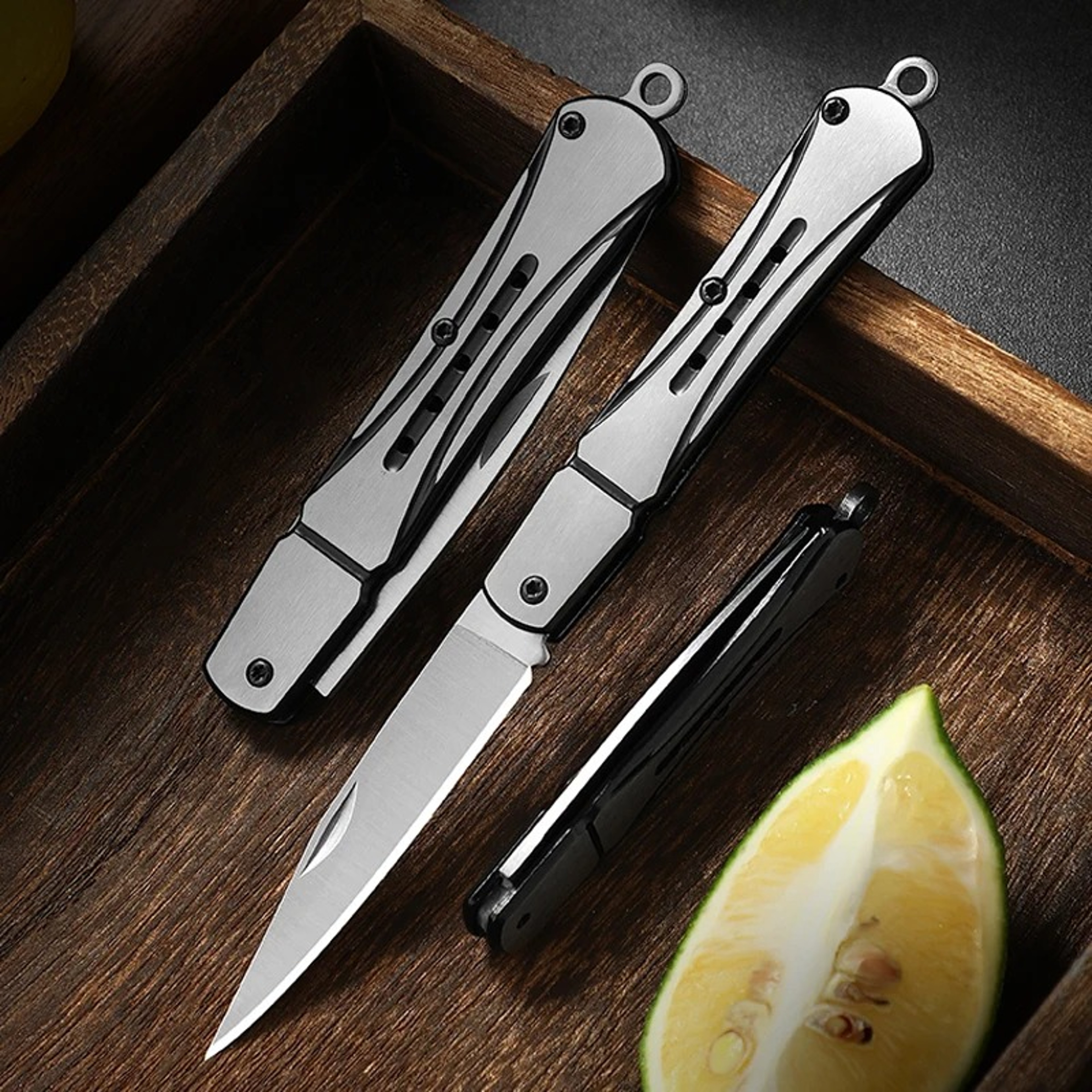 TrailEdge Portable Camping Knife  Folding Fruit Knife For Outdoor Adventures 2