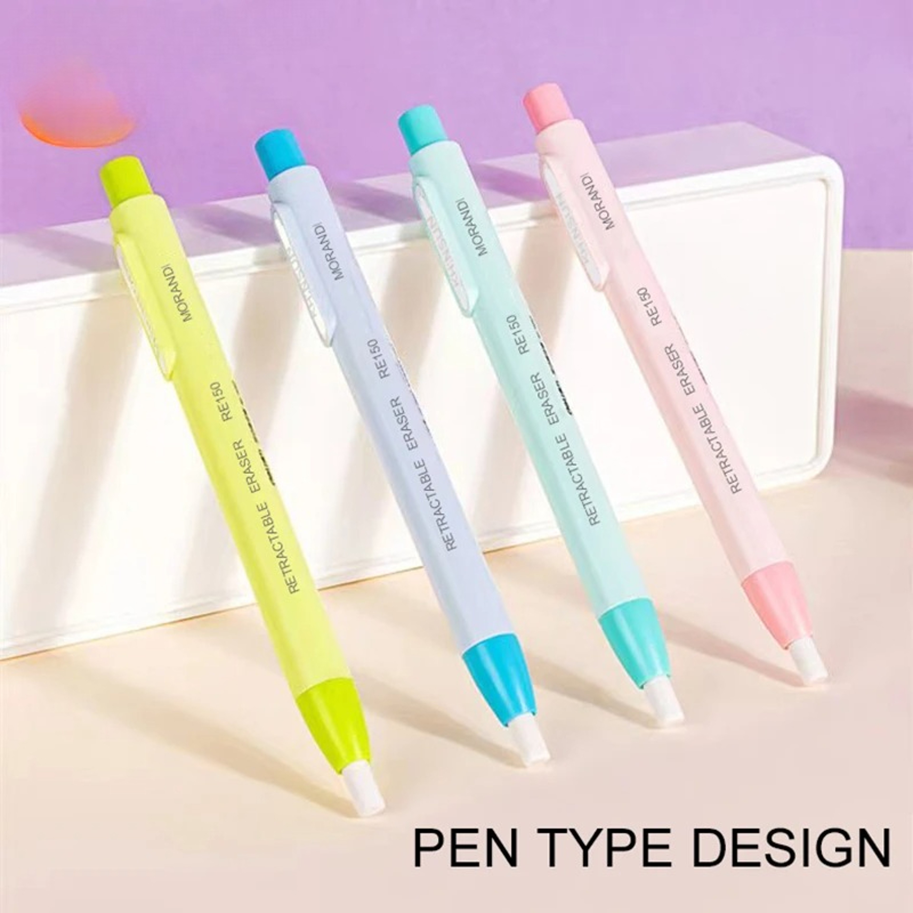 Retractable Precision Eraser Pen For Sketching Writing  School Supplies 4