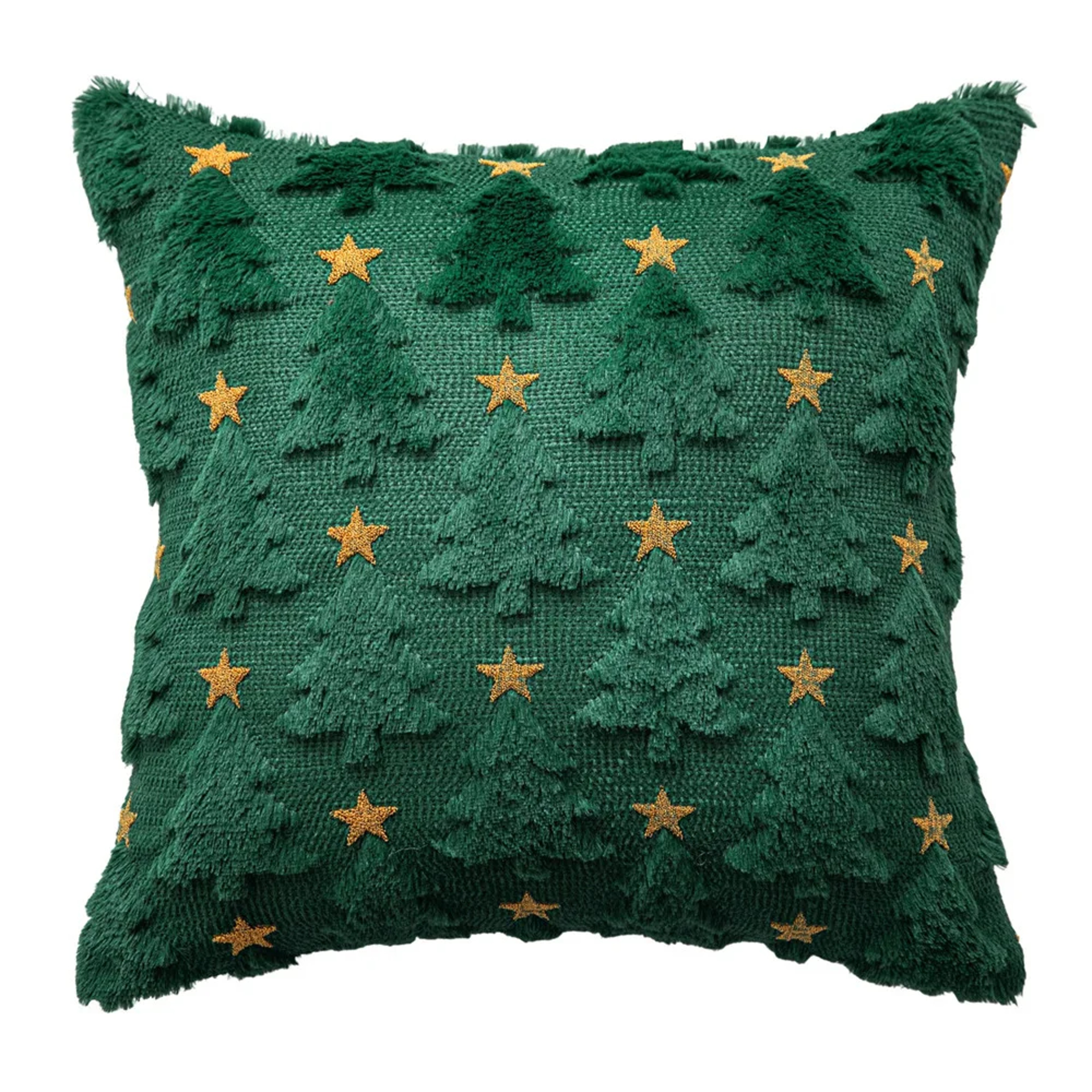 Cozy Knitted Christmas Cushion Cover With Santa  Tree Design For Sofa And Holiday Home Decor 1