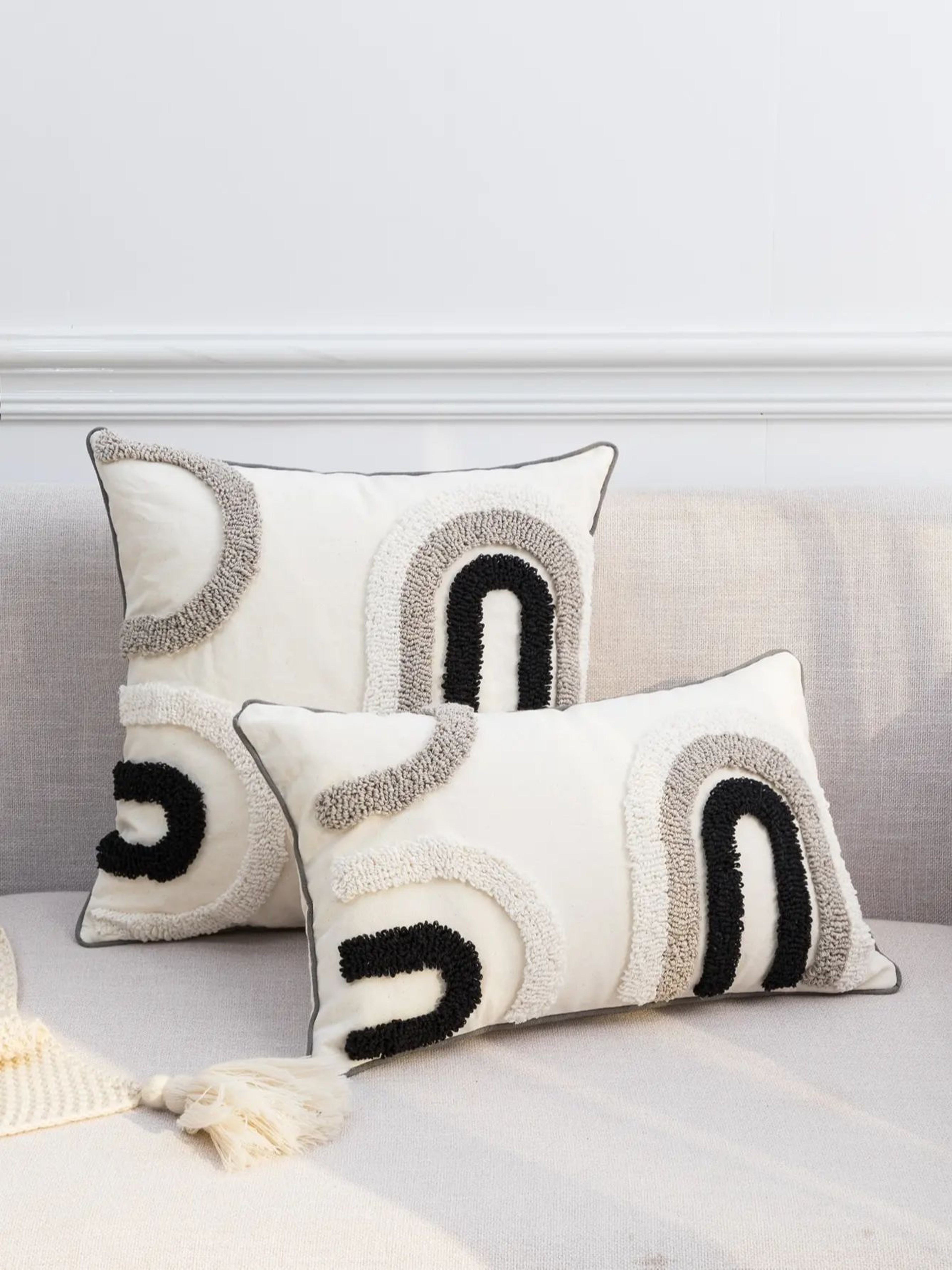 Boho U Shape Cushion Cover For Sofa And Bedroom Decor 6
