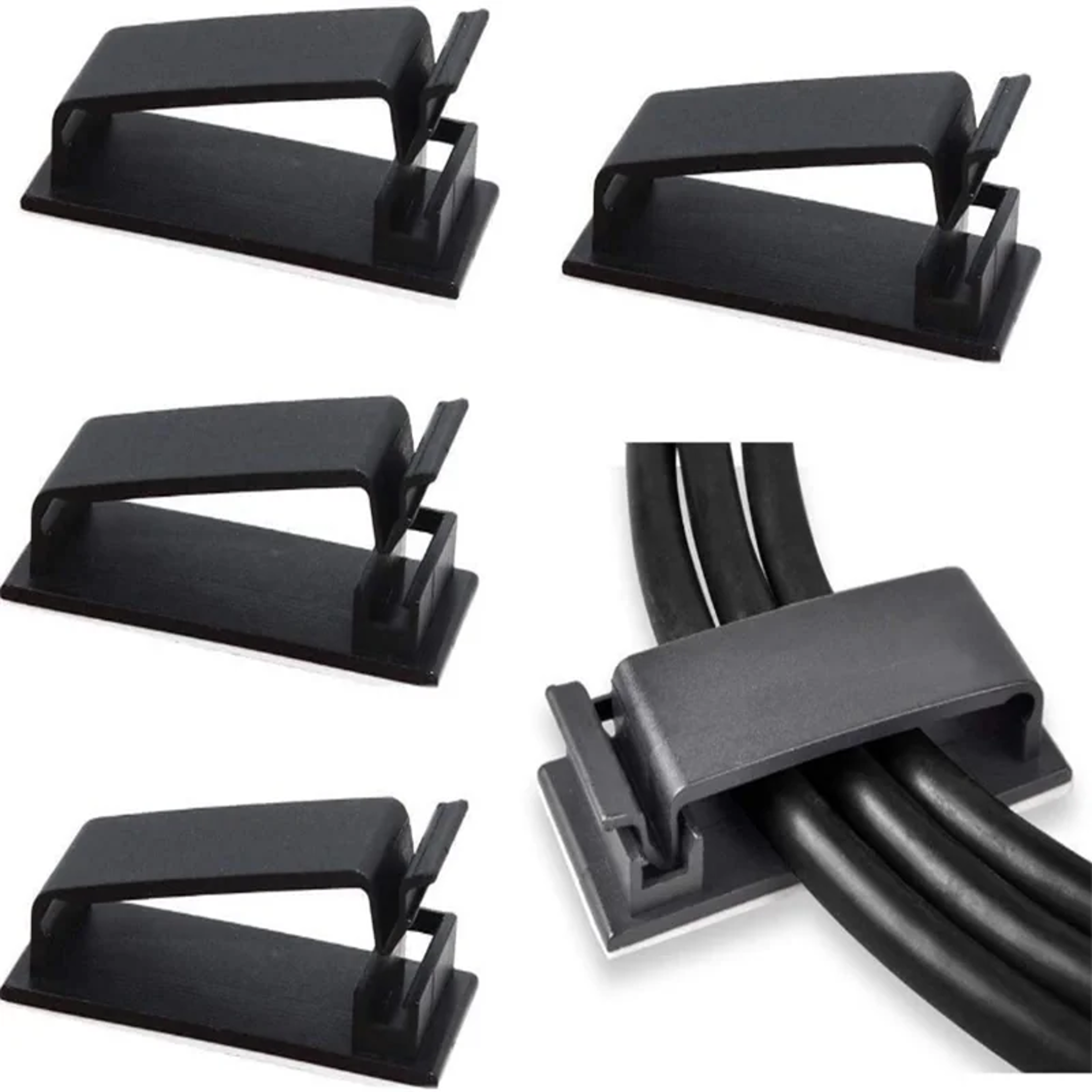Superior Cable Fixing Clips Durable Wire Organizer Clips for Tidy Cord Management – view 1