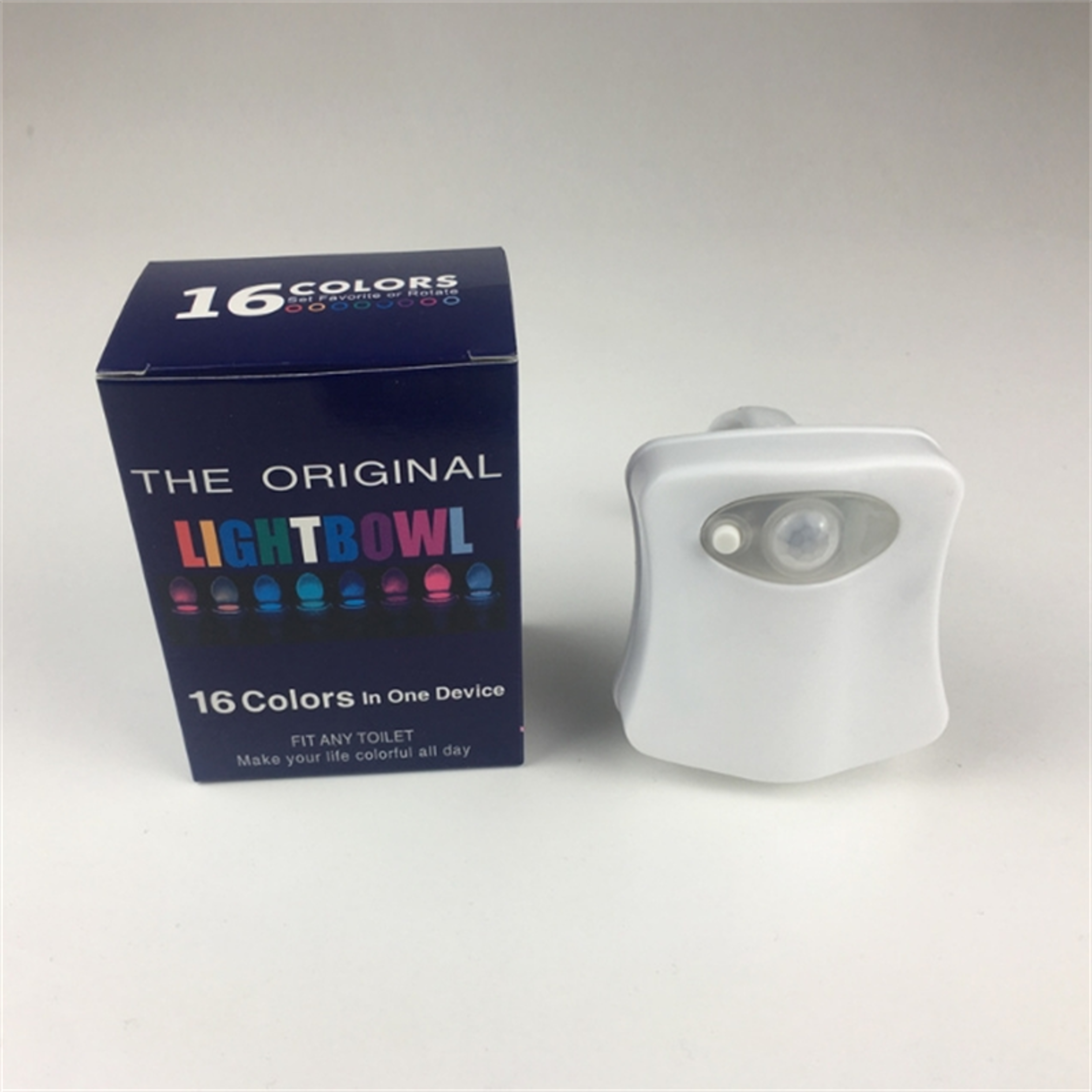 Motion Sensor LED Toilet Night Light with Color Changing Glow – view 7
