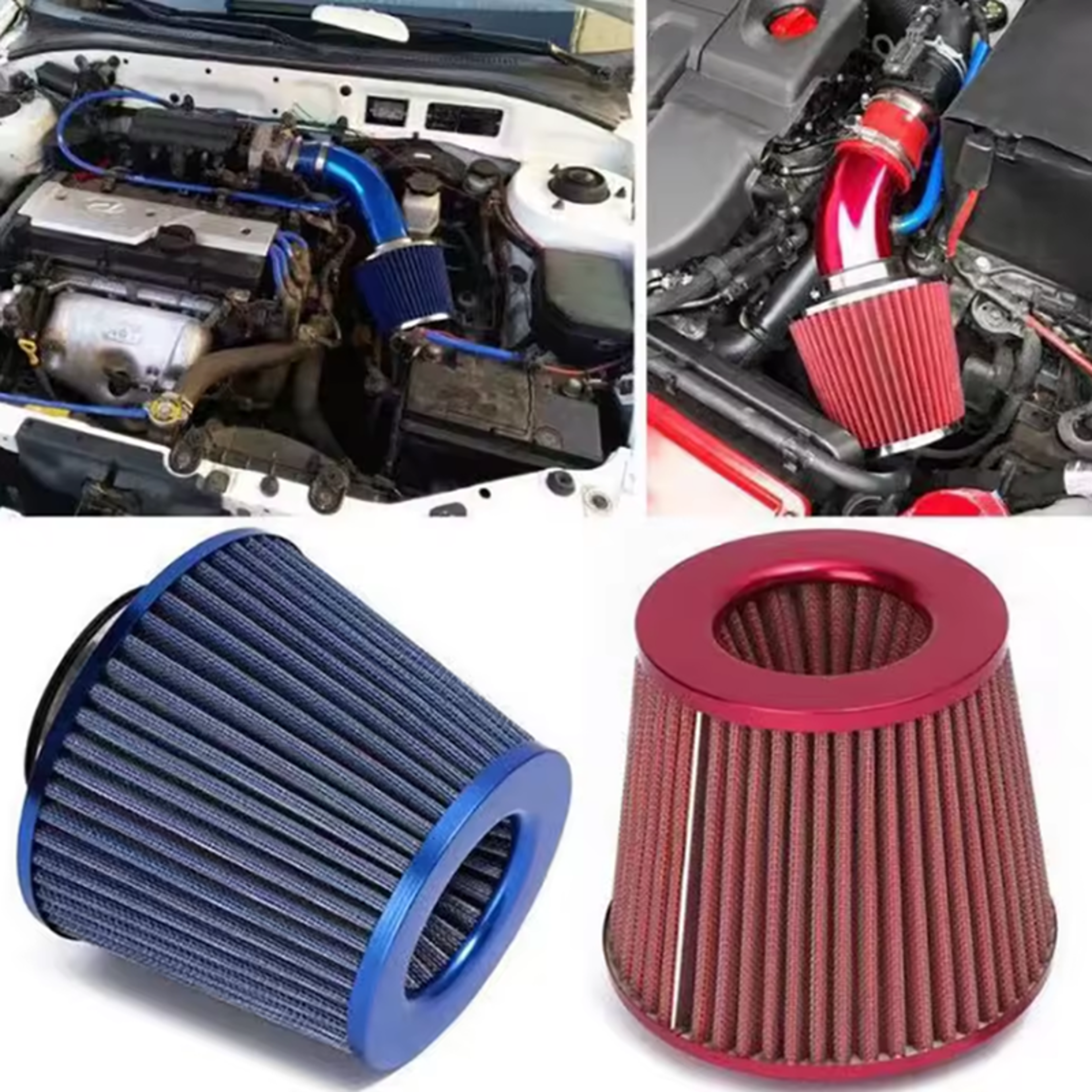 Universal Mushroom Head High Flow Car Intake Filter 0
