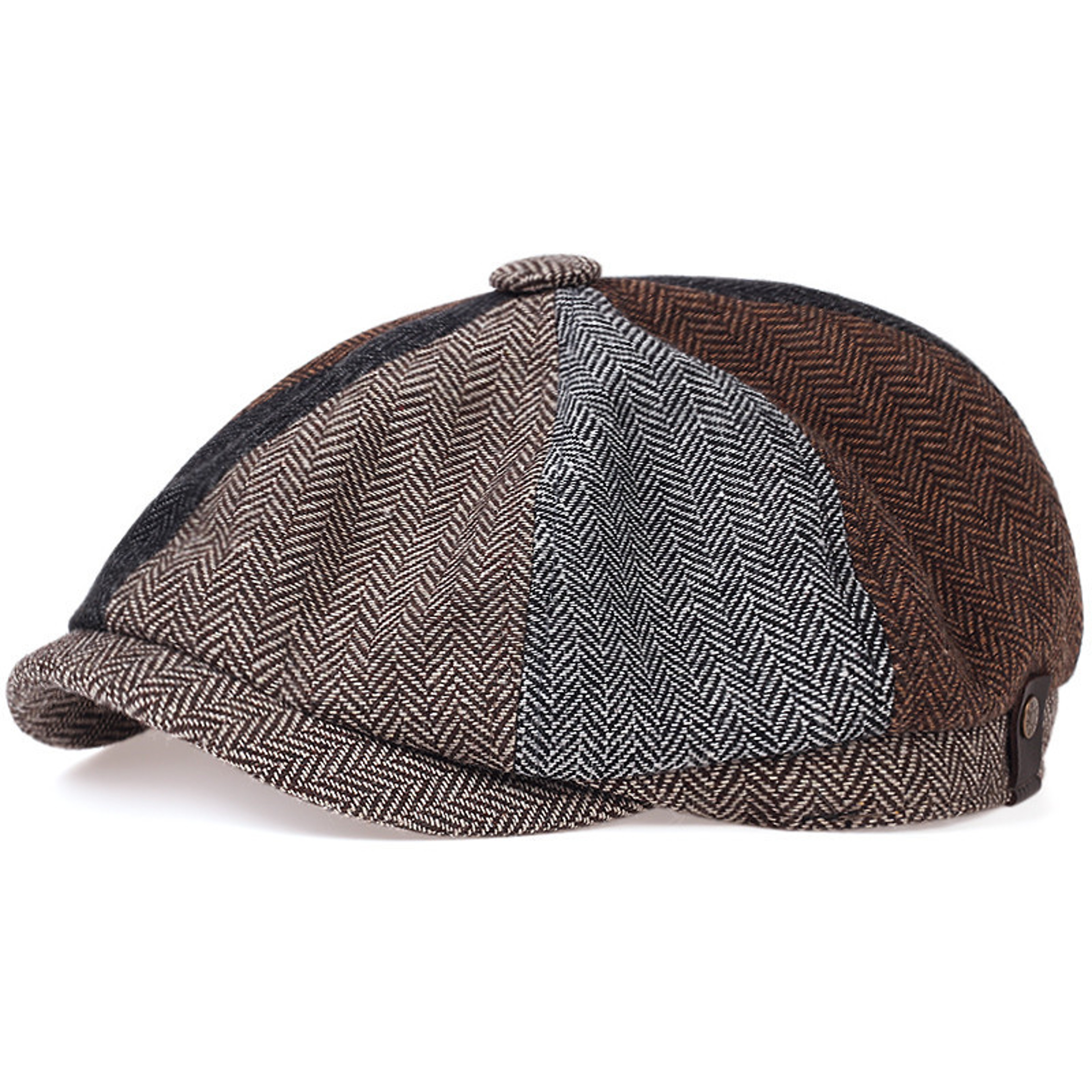 Classic Men Newsboy Cap & Ivy Hat for Big Heads Warm Autumn Winter Beret Style – view 2