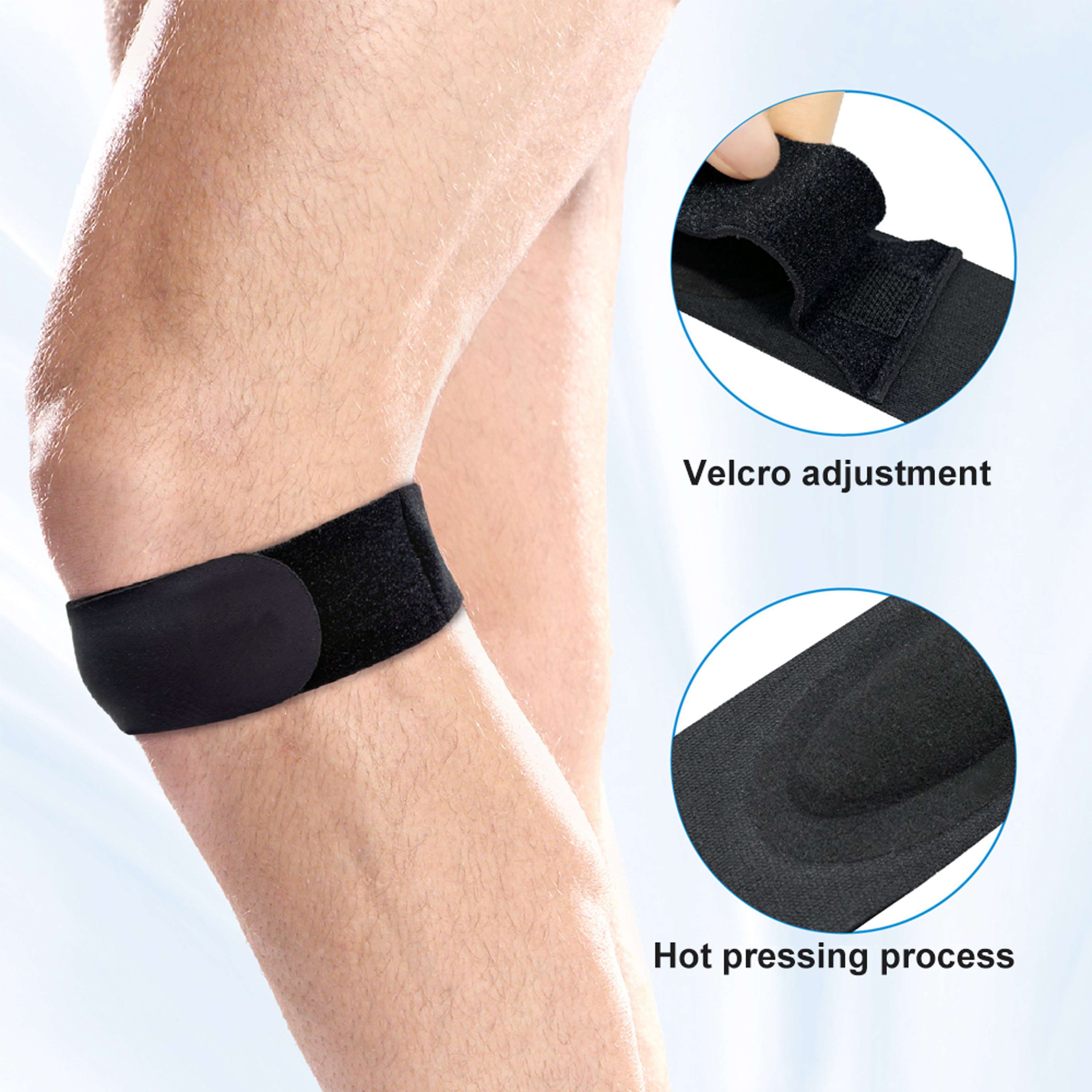 NeoShield Patella Tendon Support Strap Adjustable Patellar Knee Brace & Stabilizer for Running, Hiking, and Basketball – view 2