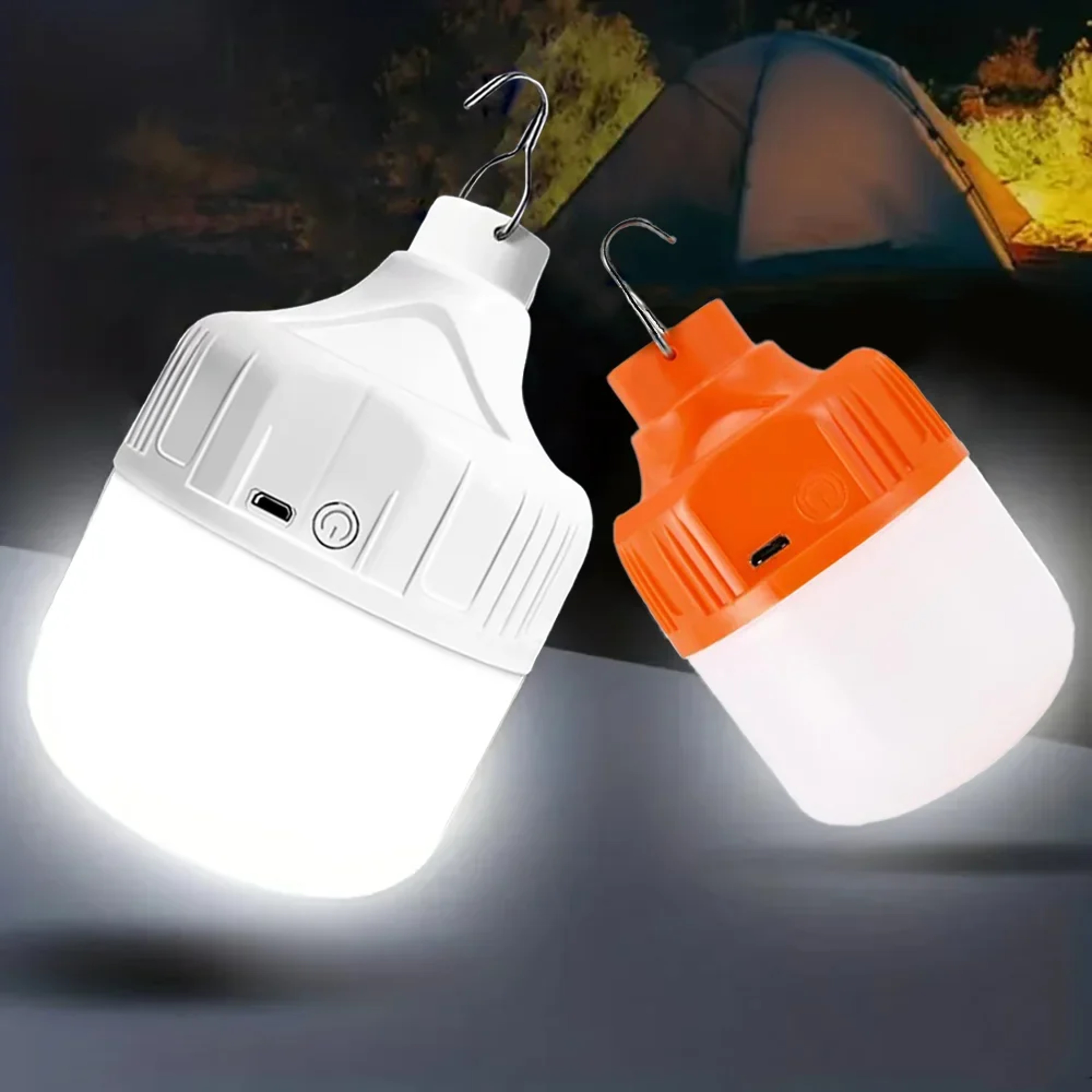 USB Rechargeable Camping Light Bulb Super Bright Portable LED Outdoor Lamp 0