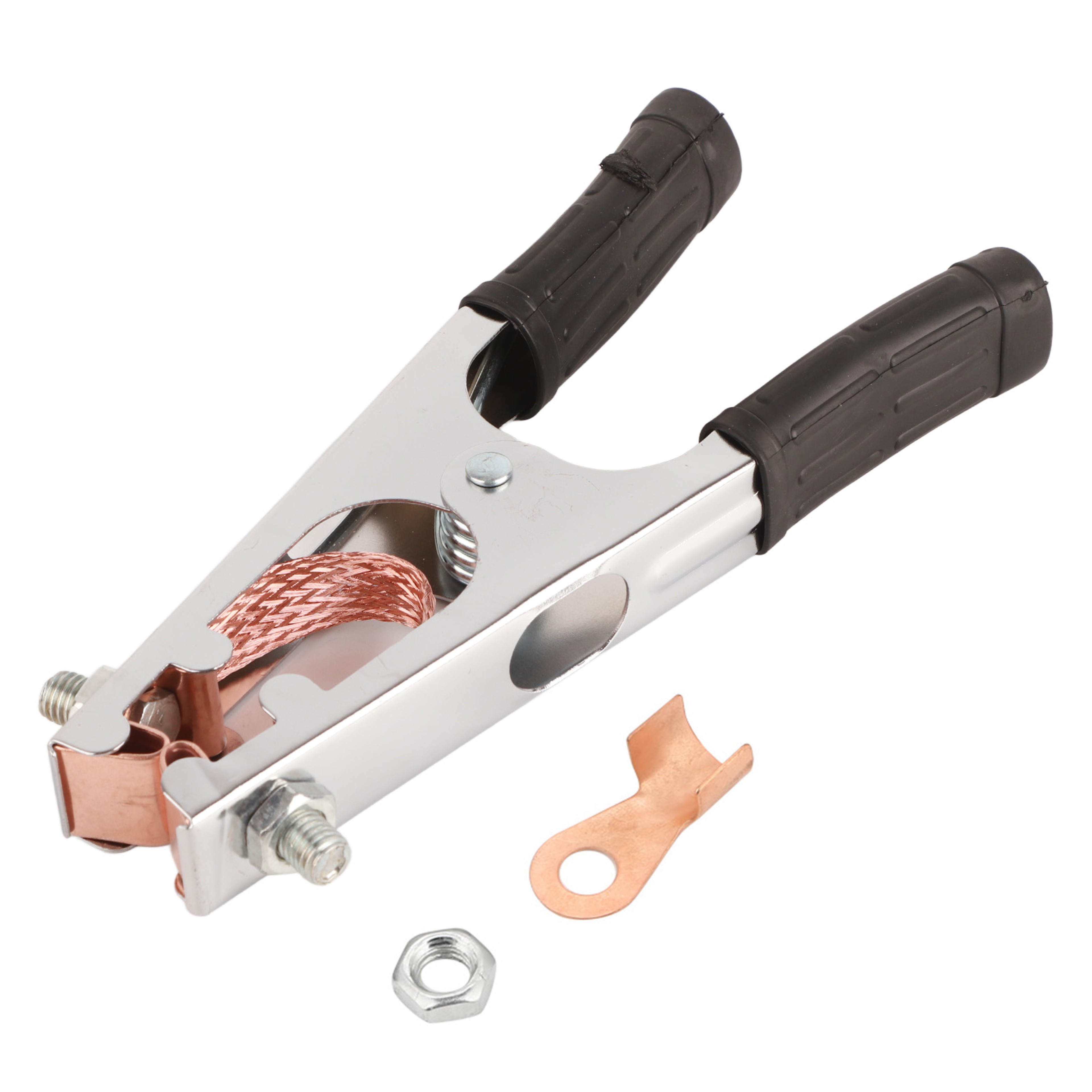 Premium Copper Welding Ground Clamp with Electroplated Copper Earth Clip for Manual Welders – view 1