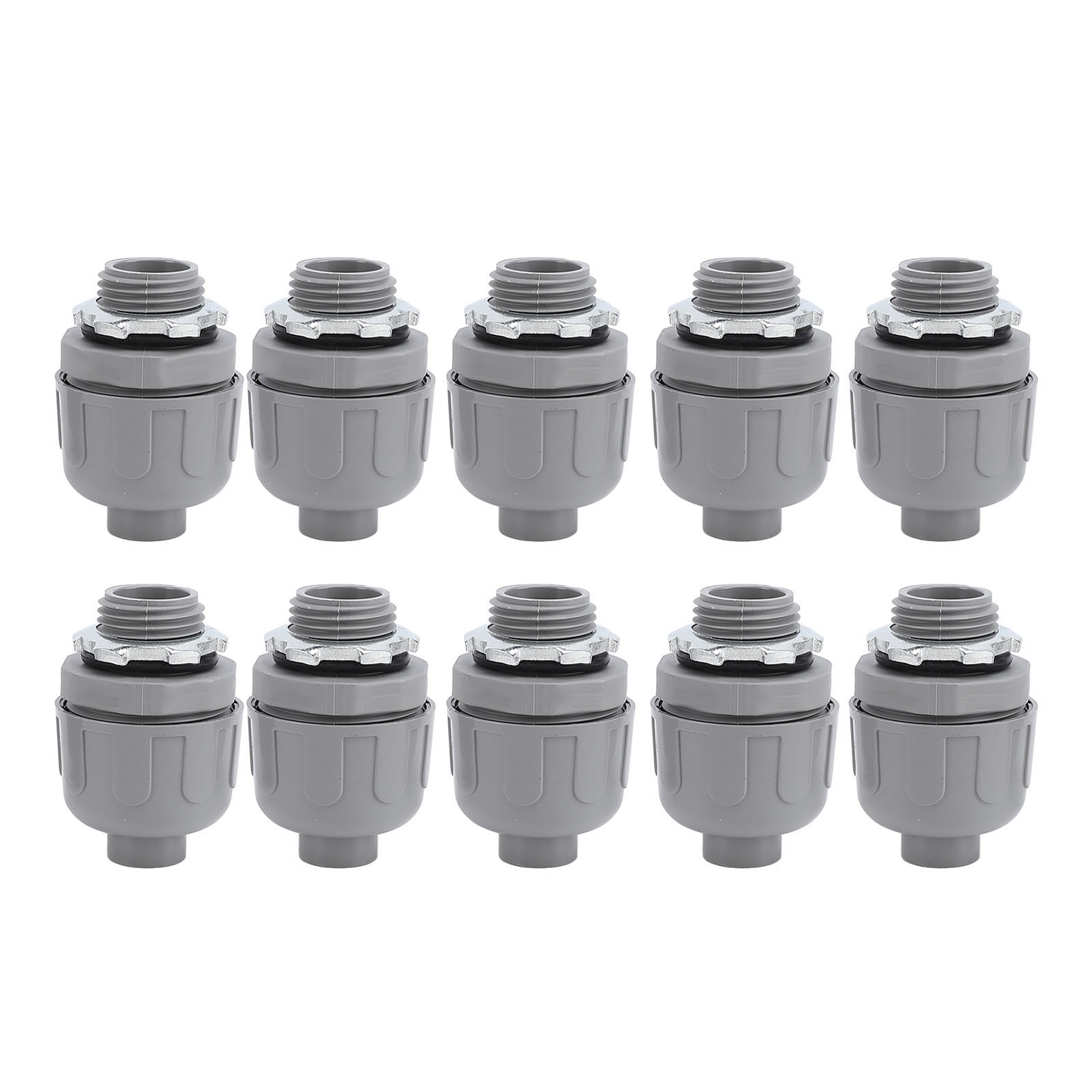 Pack Liquid Tight Conduit Connector Inch NPT Nylon Electrical Fittings – view 7