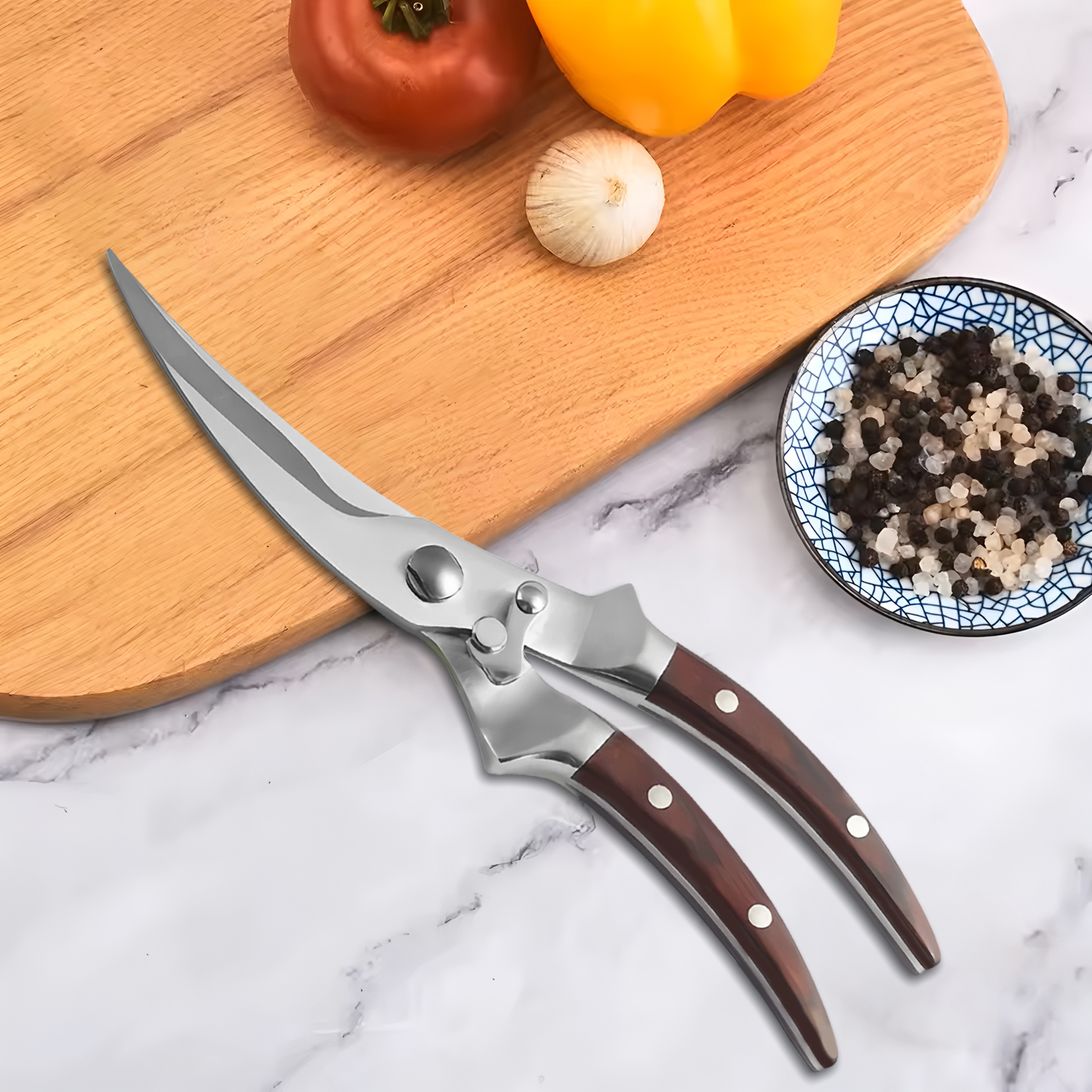 Heavy Duty Kitchen Shears for Chicken, Fish & BBQ Prep – view 8