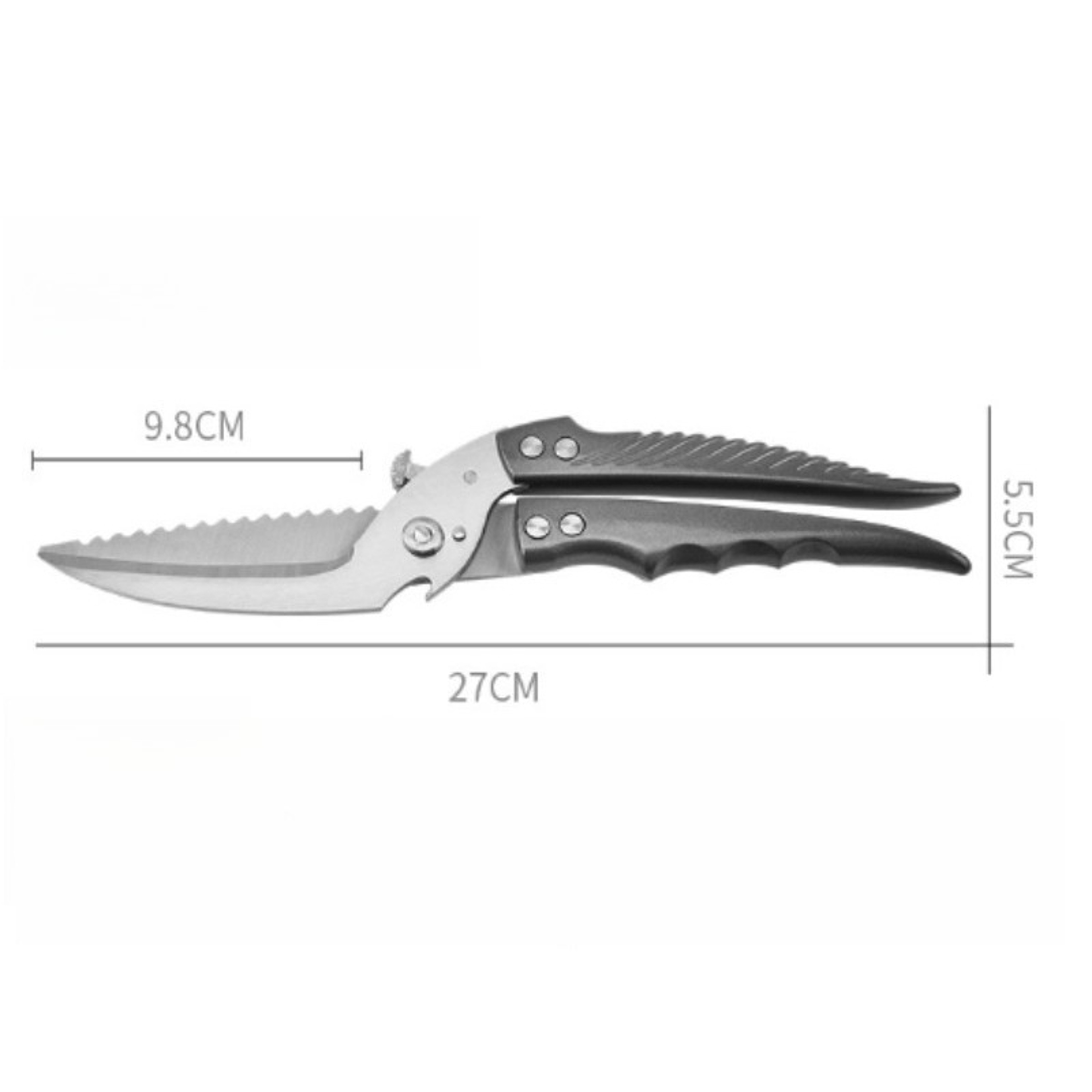 Titanium Edge Chicken Bone Shears Heavy Duty Stainless Steel Kitchen Scissors 3