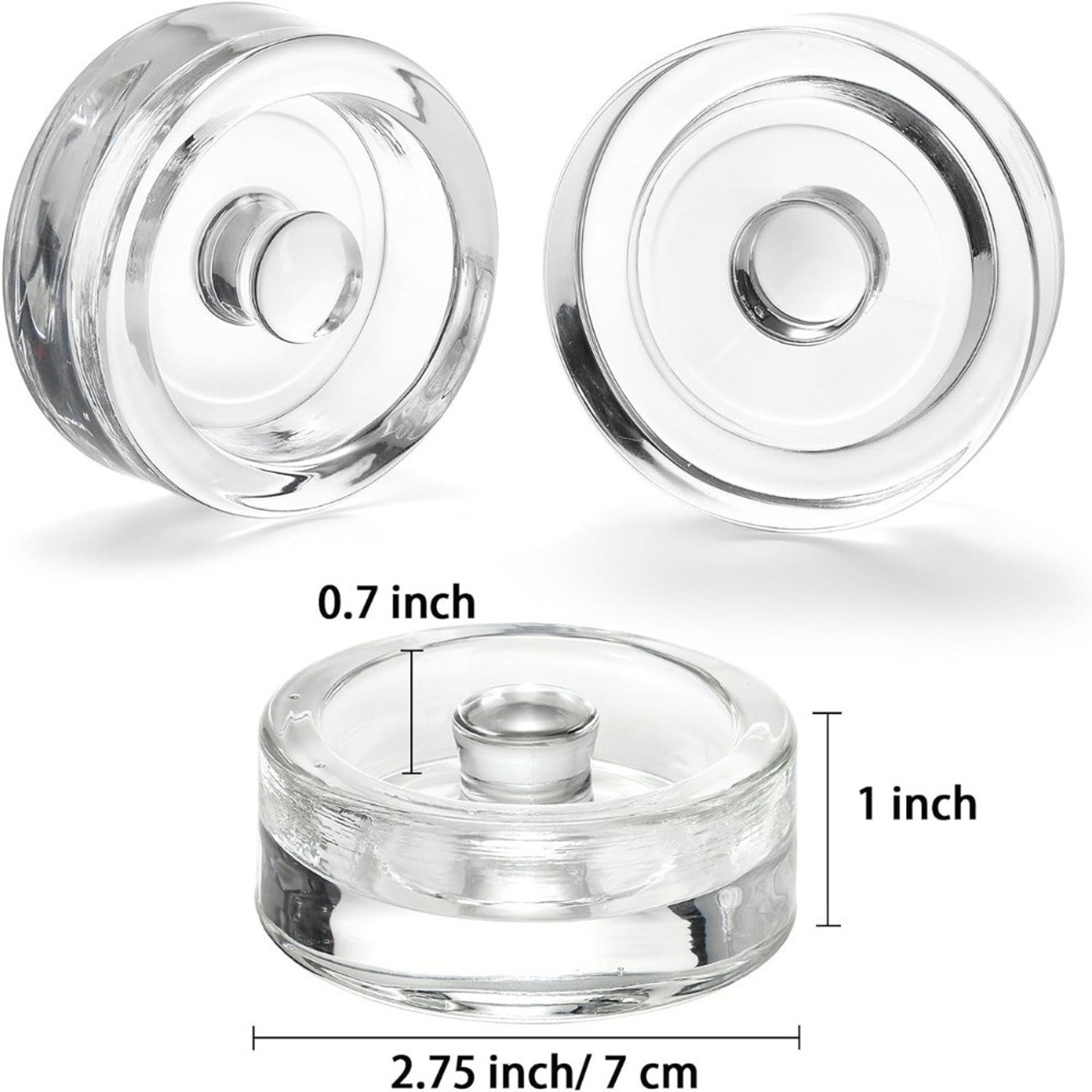 Easy Grip Glass Fermentation Weights for Wide Mouth Mason Jars – view 6