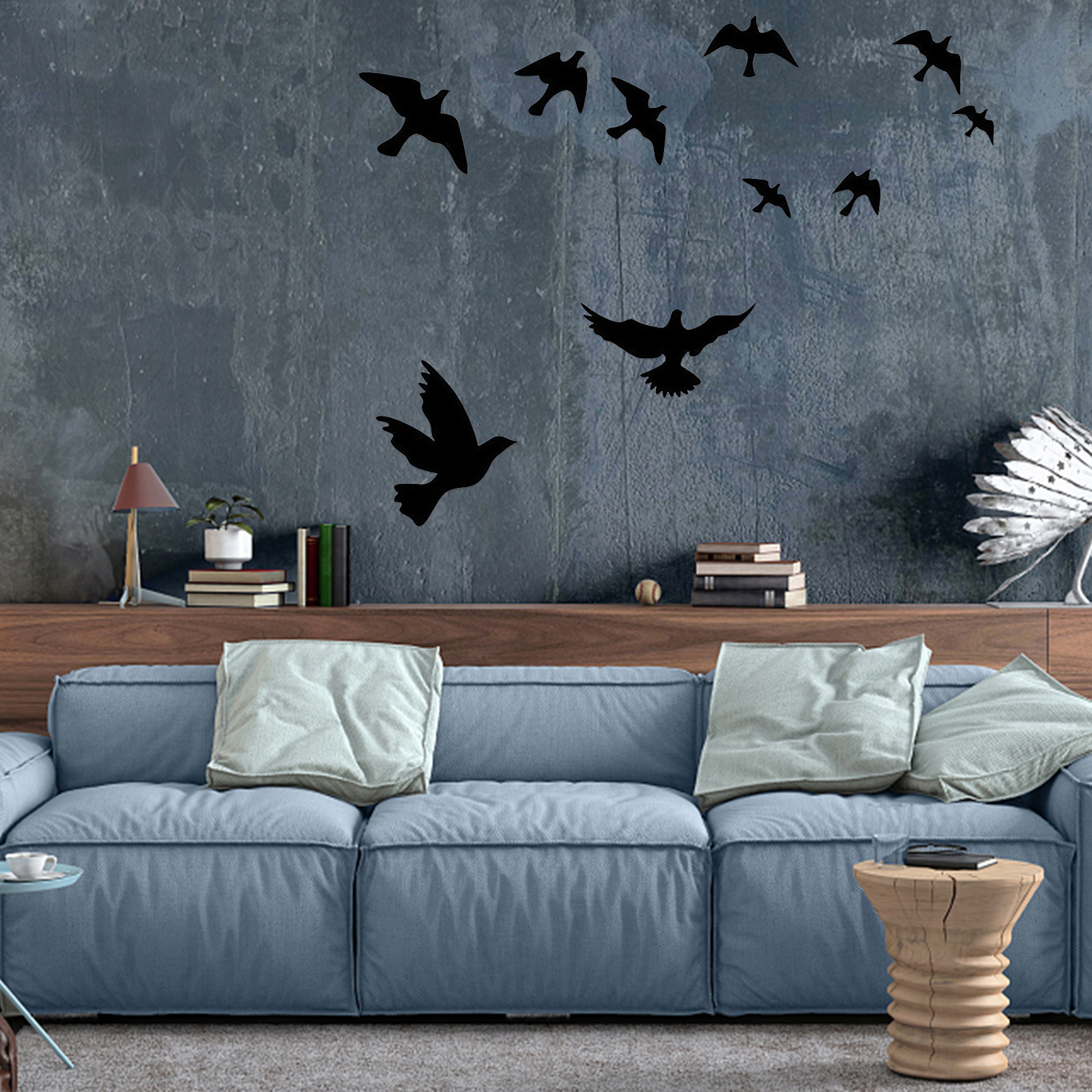 Window Alert Bird Window Stickers Anti Collision Decals for Glass Doors and Windows – view 3