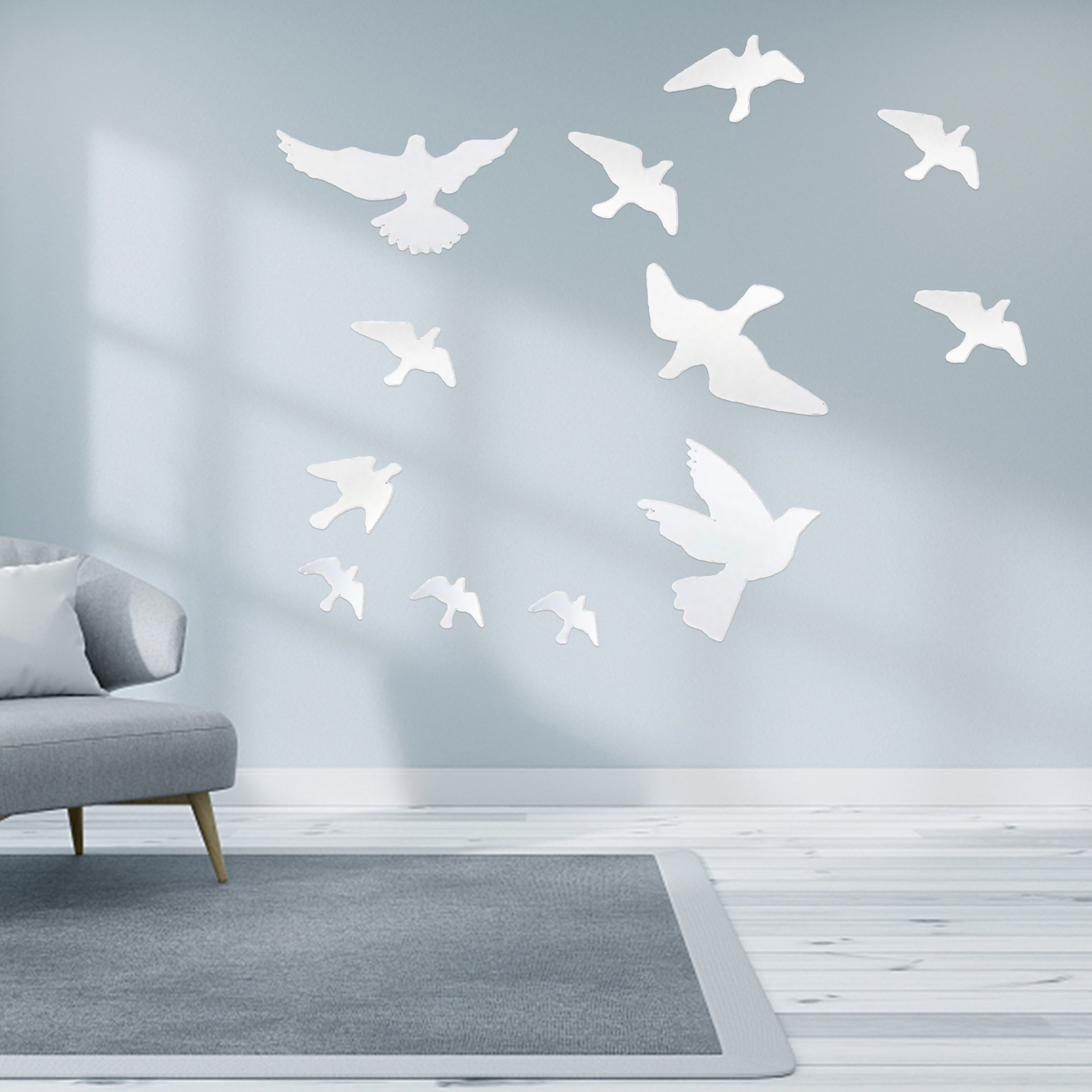 Window Alert Bird Window Stickers Anti Collision Decals for Glass Doors and Windows – view 5