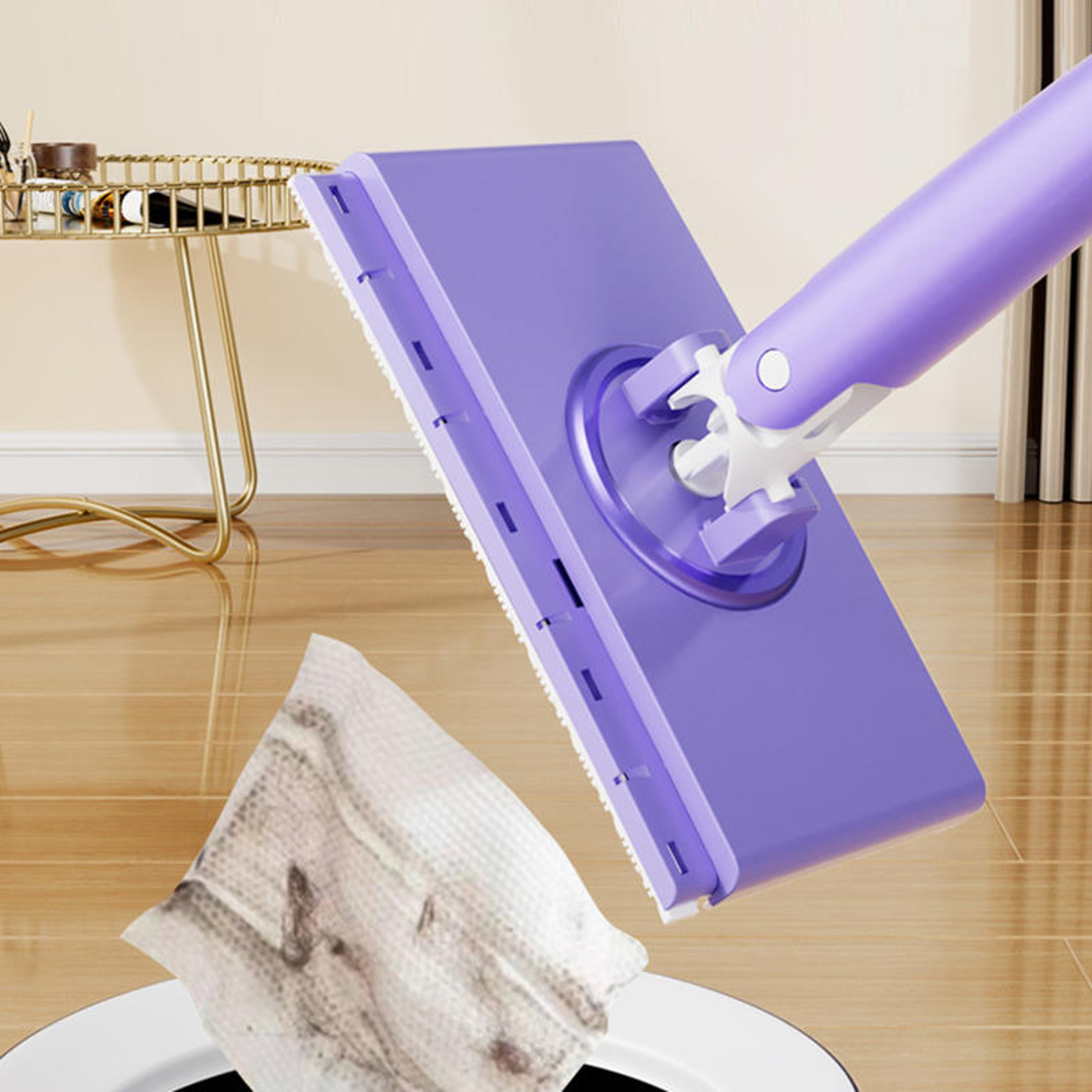 Rotating Mini Cleaning Mop For Wet Wipes Floors Windows  Kitchen Surfaces 1