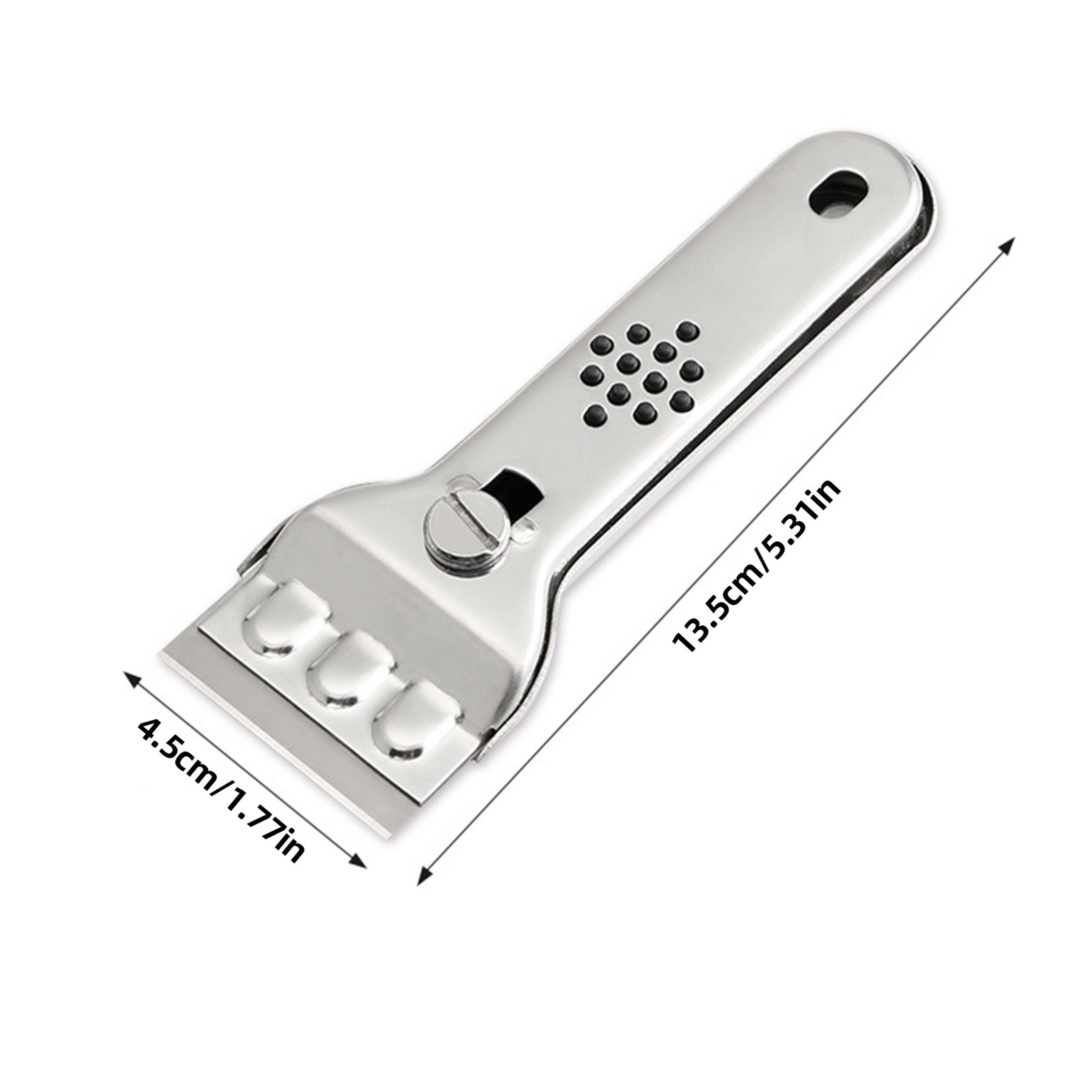 Ceramic Hob Scraper Glass Cooktop Scraper with Razor Blade for Burnt Residue & Paint Removal – view 6
