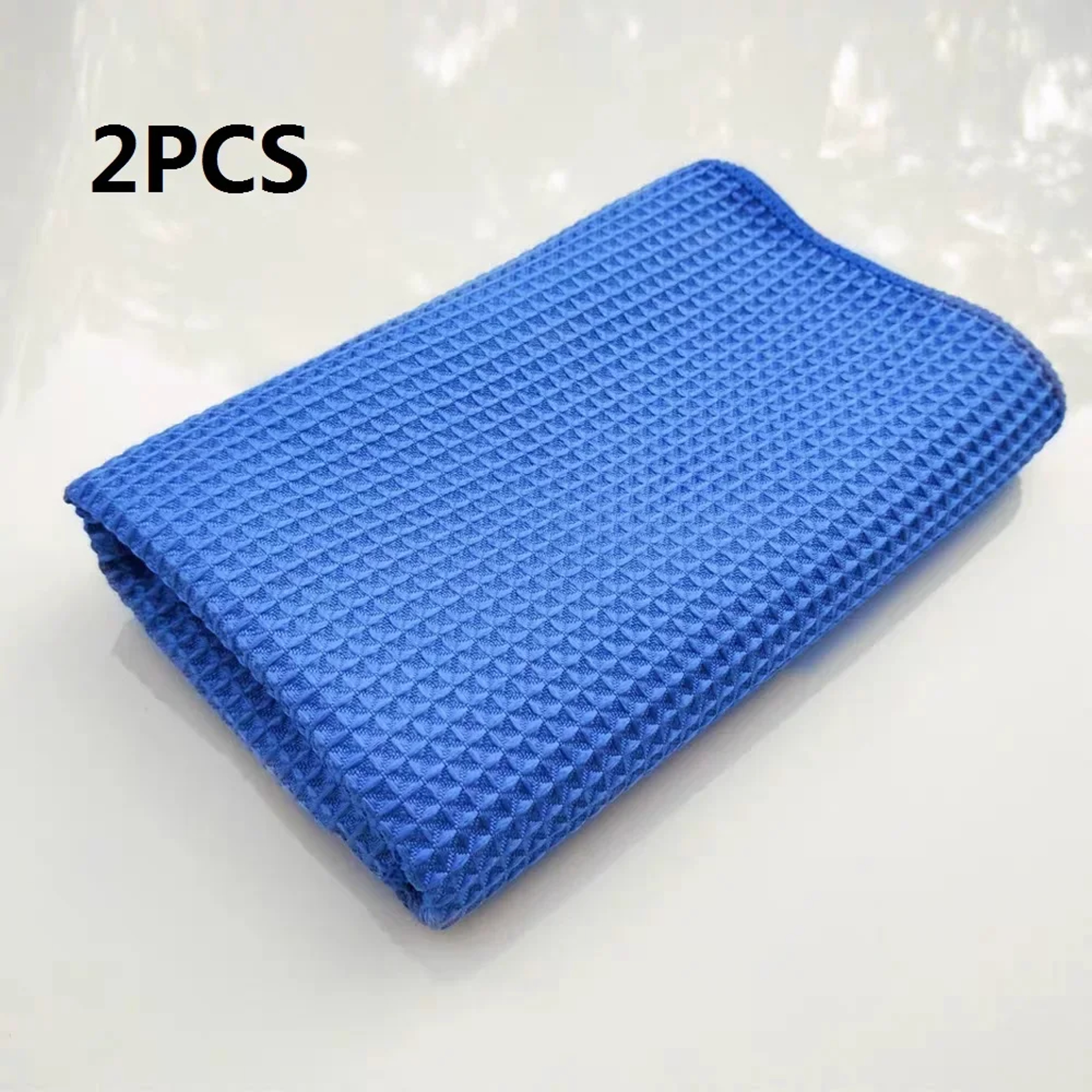 Premium Microfiber Glass Cleaning Cloth Pack Waffle Weave Car Drying Towels for Streak Free Auto Detailing – view 8
