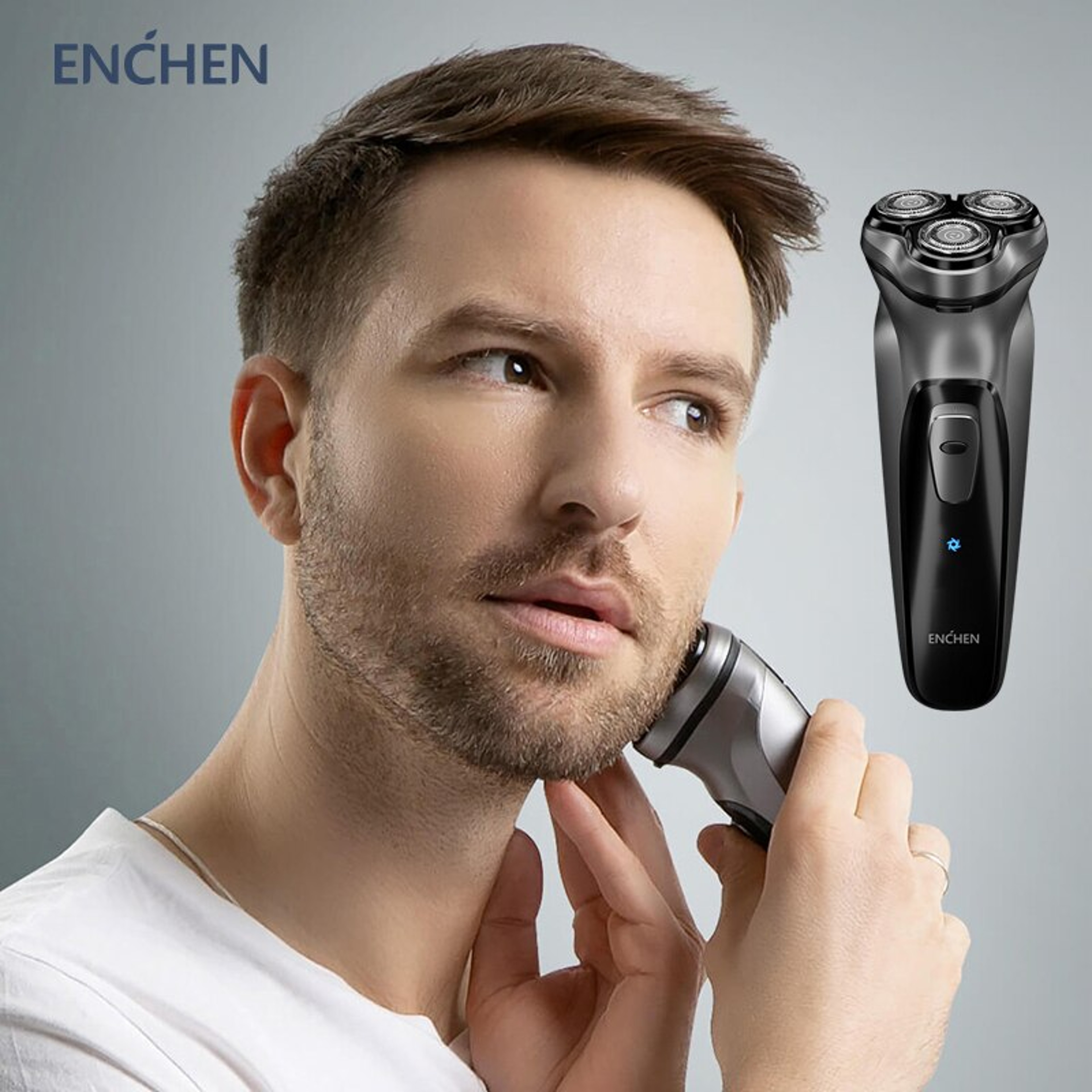 ENCHEN Blackstone Electric Shaver for Men with Rotary Blades USB Rechargeable Beard Trimmer – view 2