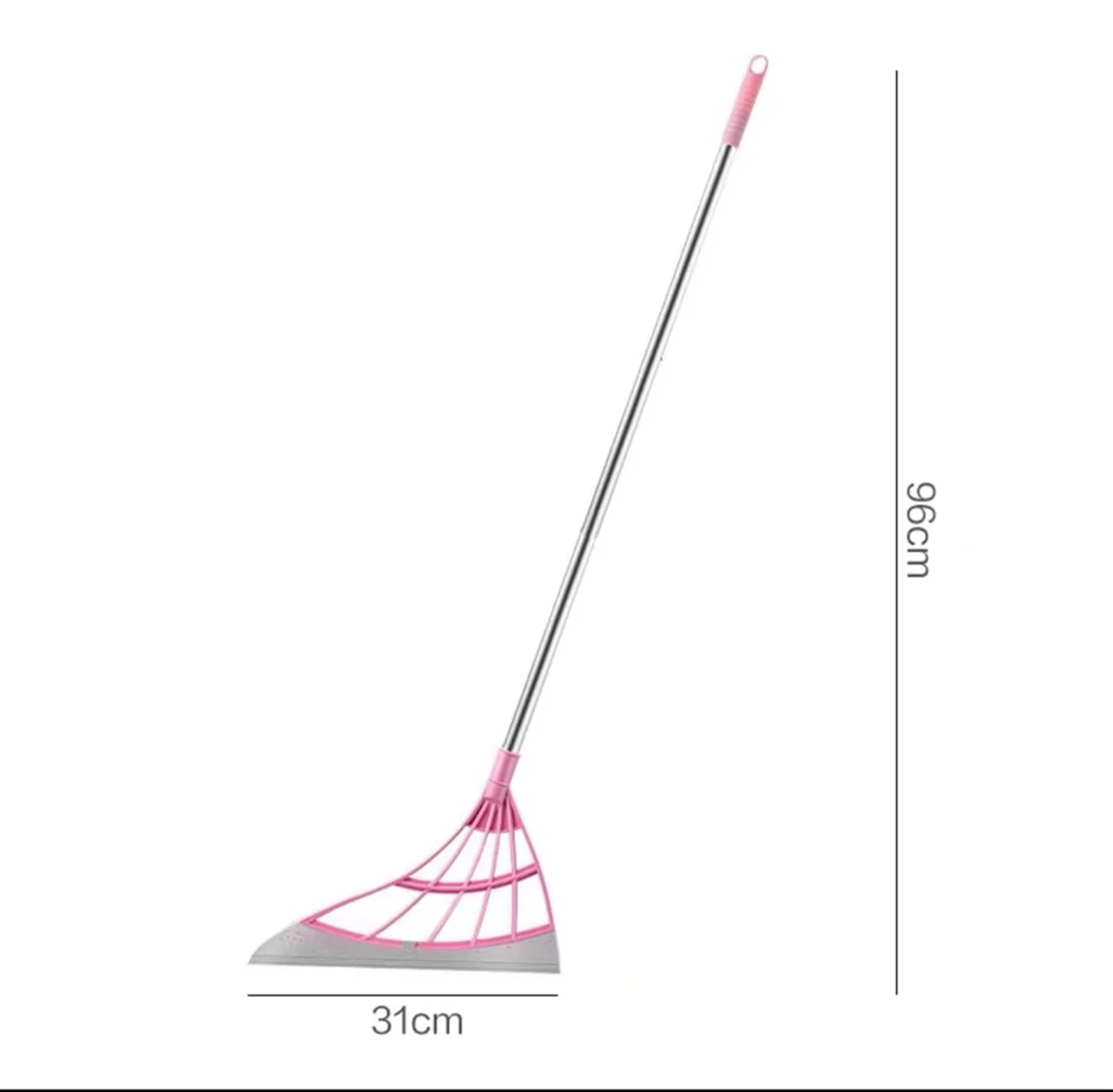 Magic Silicone Floor Squeegee Broom with Extendable Handle for Floors, Windows & Bathrooms – view 7