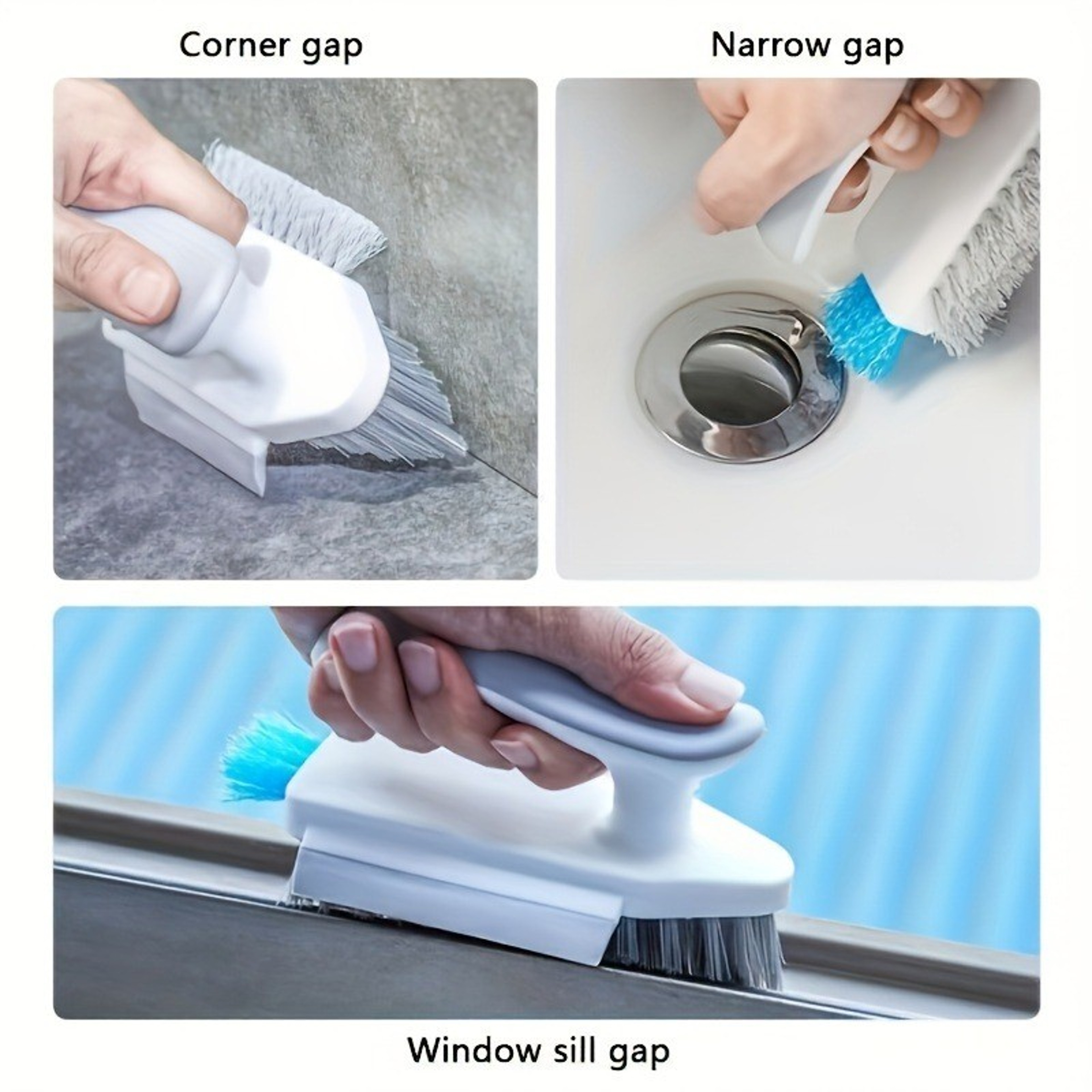 Grout Cleaning Brush Multi Surface Tile Cleaning Brush For Bathroom Kitchen  Floors 3