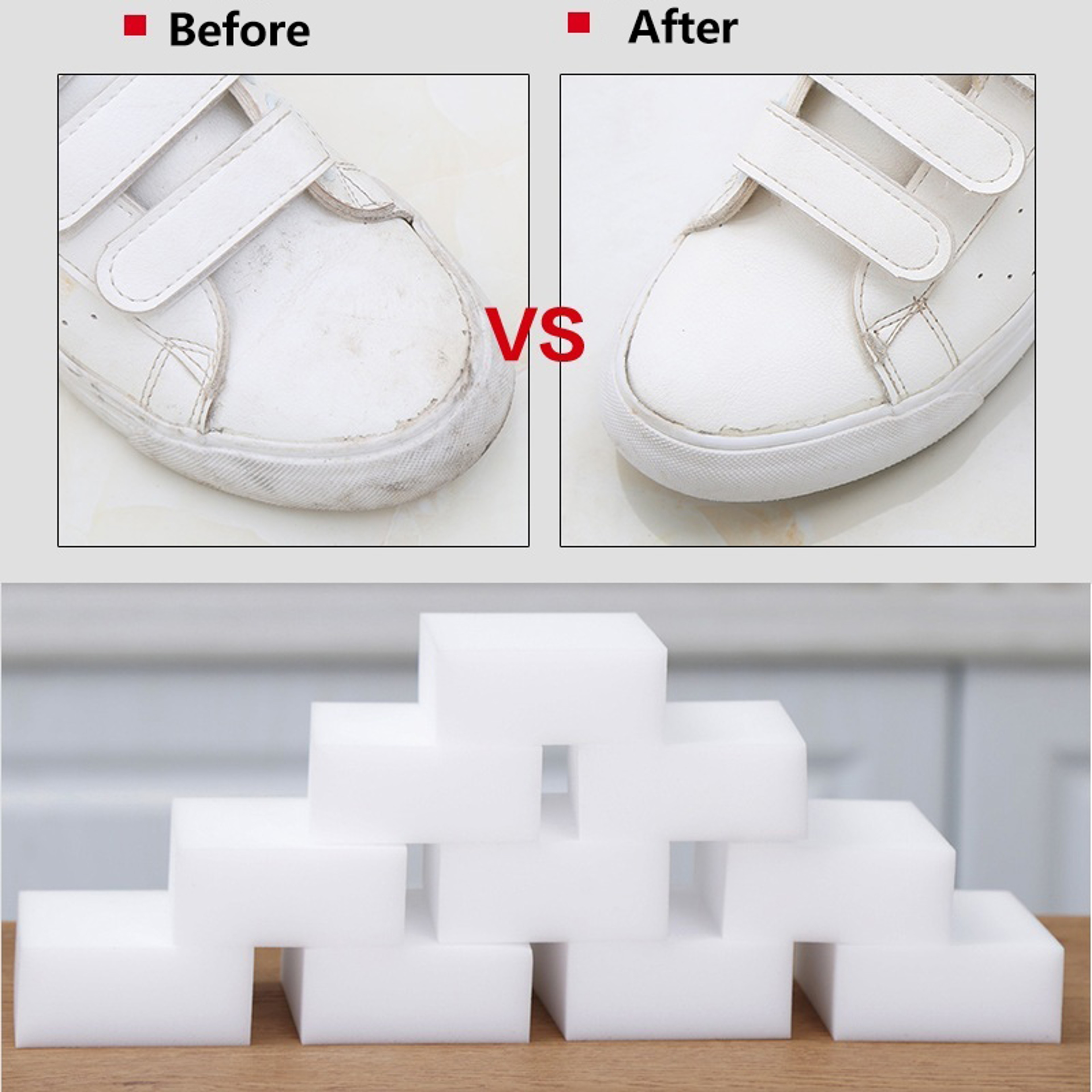 Compressed Magic Eraser Sponge Set PCS HighDensity Melamine Cleaning Sponge For Multi Surface Clean 5