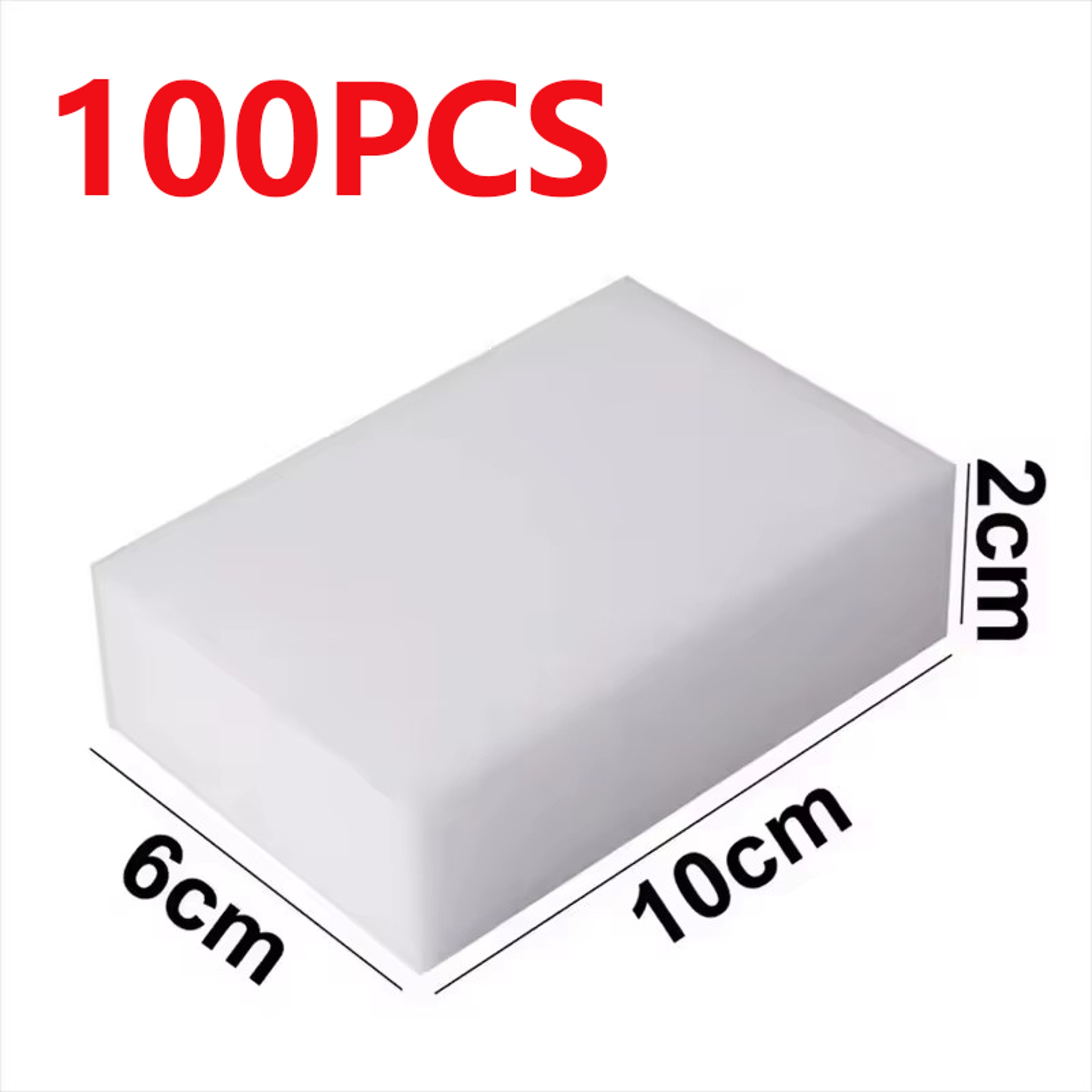 Magic Melamine Cleaning Sponge Erasers For Kitchen Bathroom And Household Stain Removal Pack 6