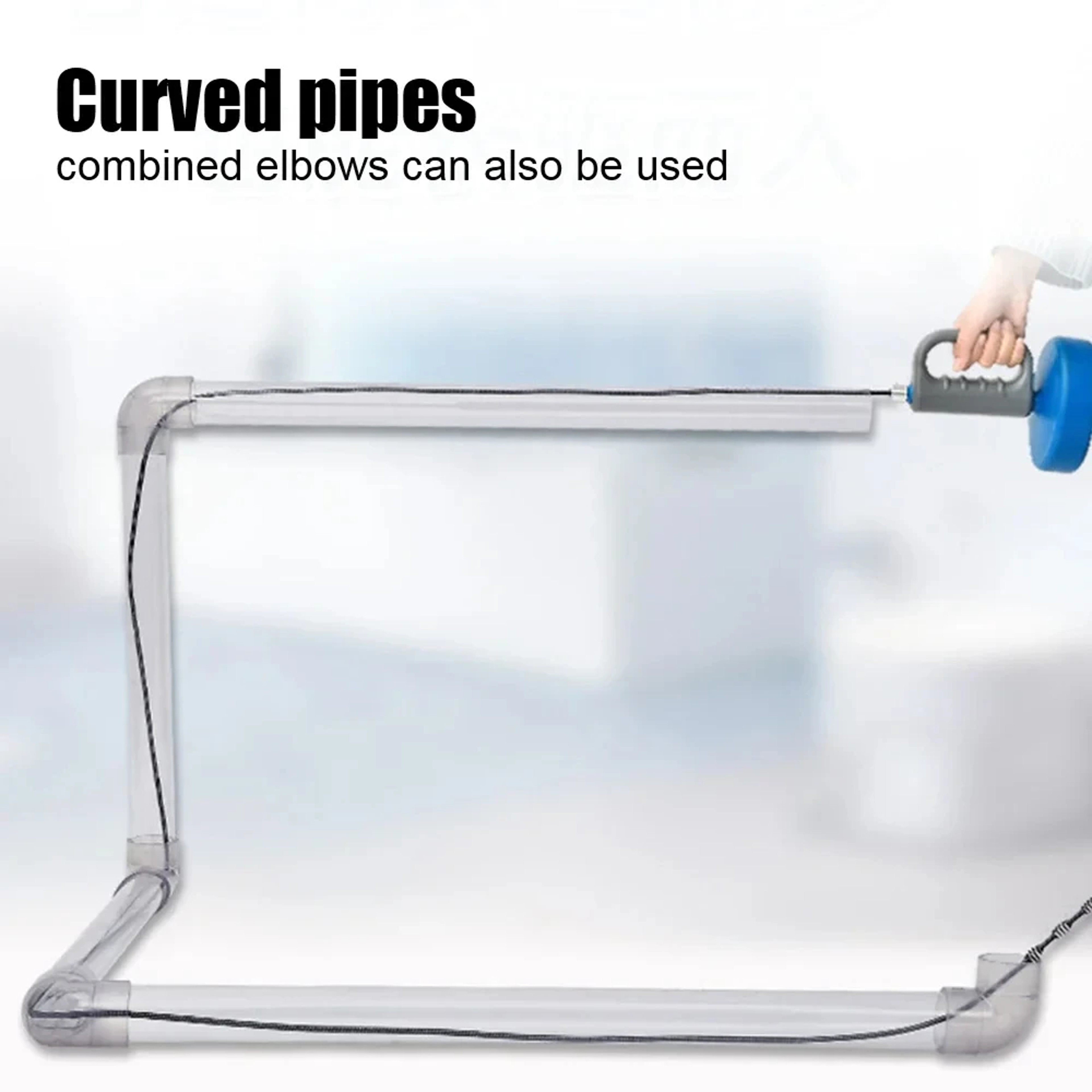 Extendable Drain Snake Pipe Cleaning Tool For Sink Toilet  Shower Drains 3