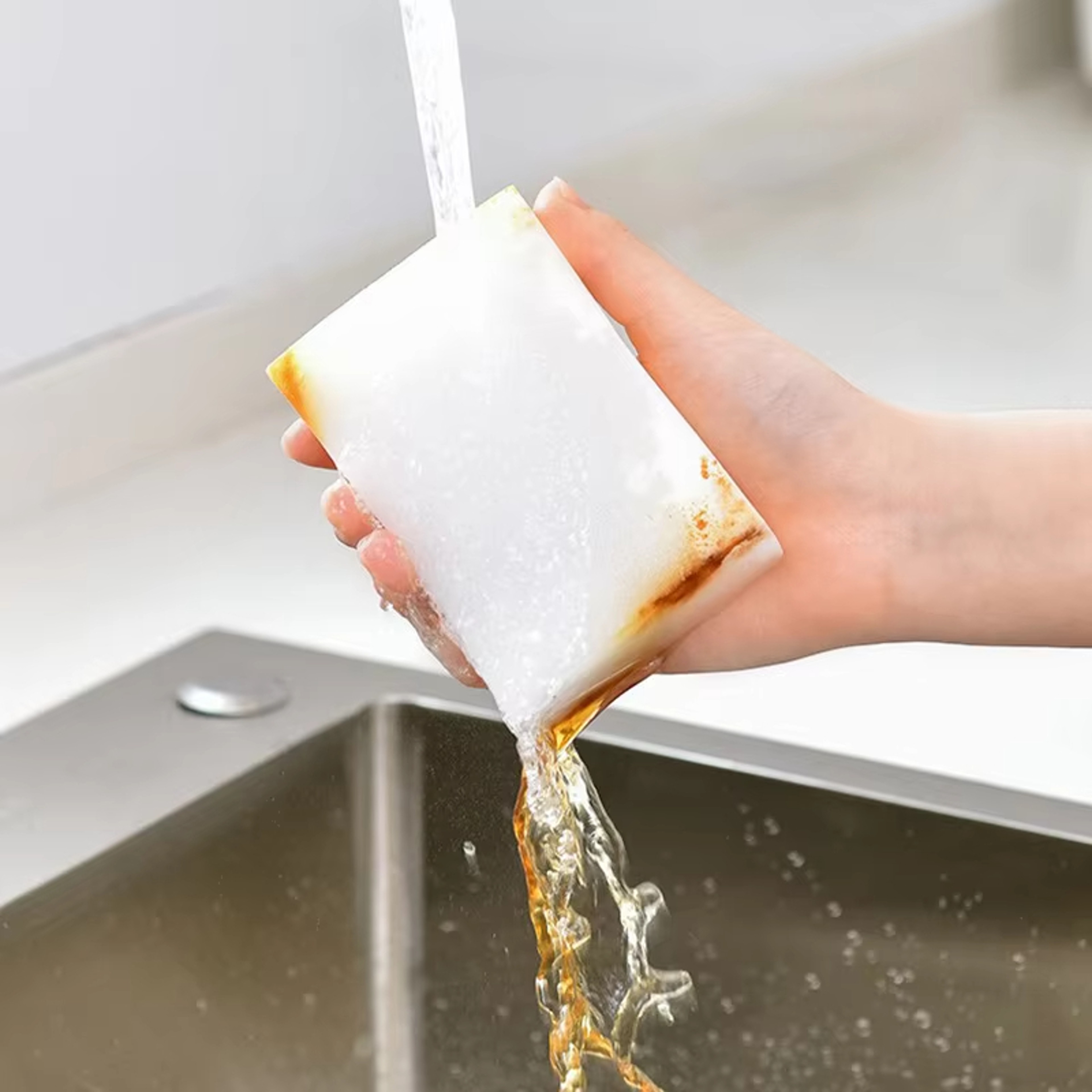 MeyJig Magic Eraser Sponge Pack Premium Melamine Sponge Cleaning Pads For Kitchen Bathroom  Office 4