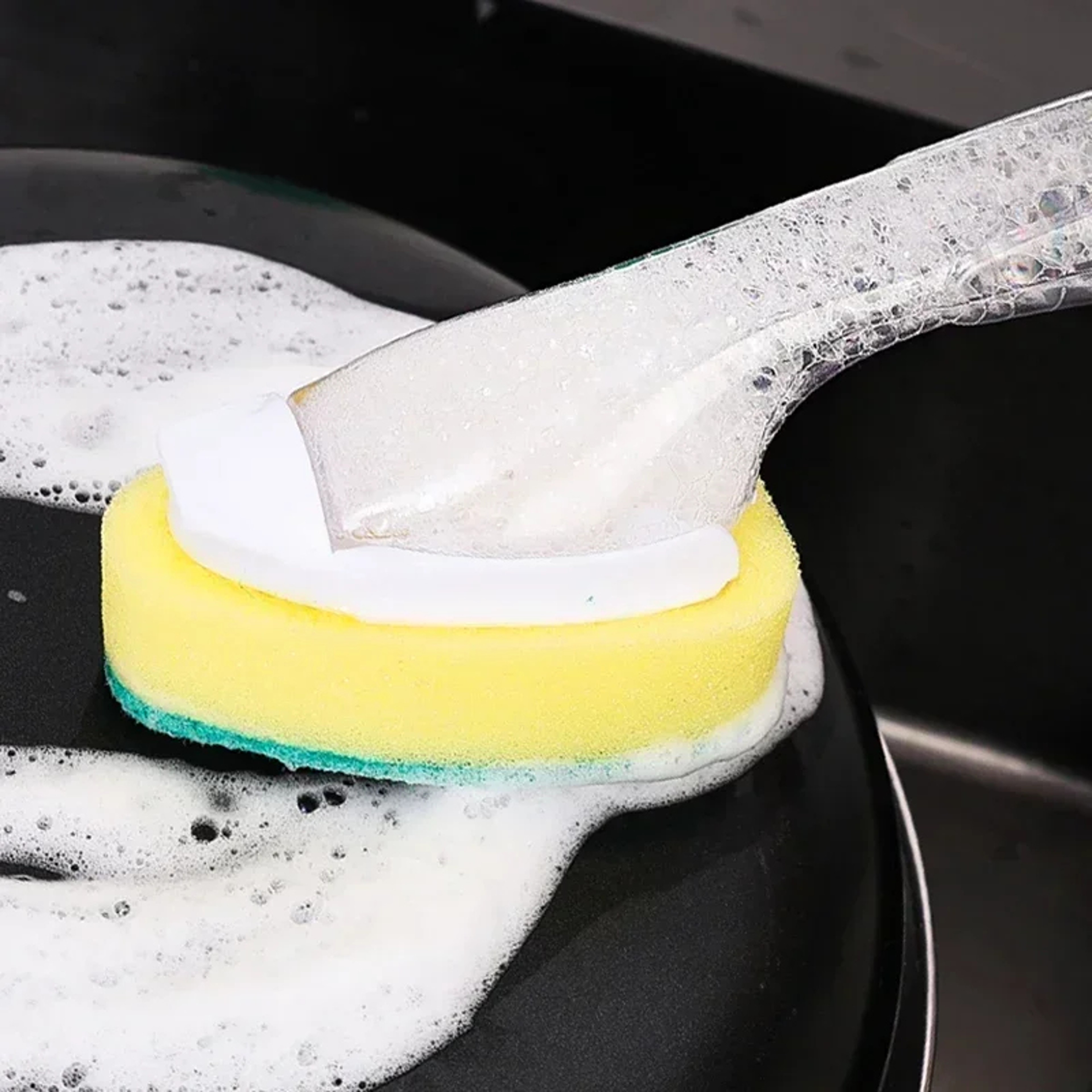 Universal Dish Sponge Replacement Head for Soap Dispensing Dish Wand Kitchen Scrubber Refills – view 3