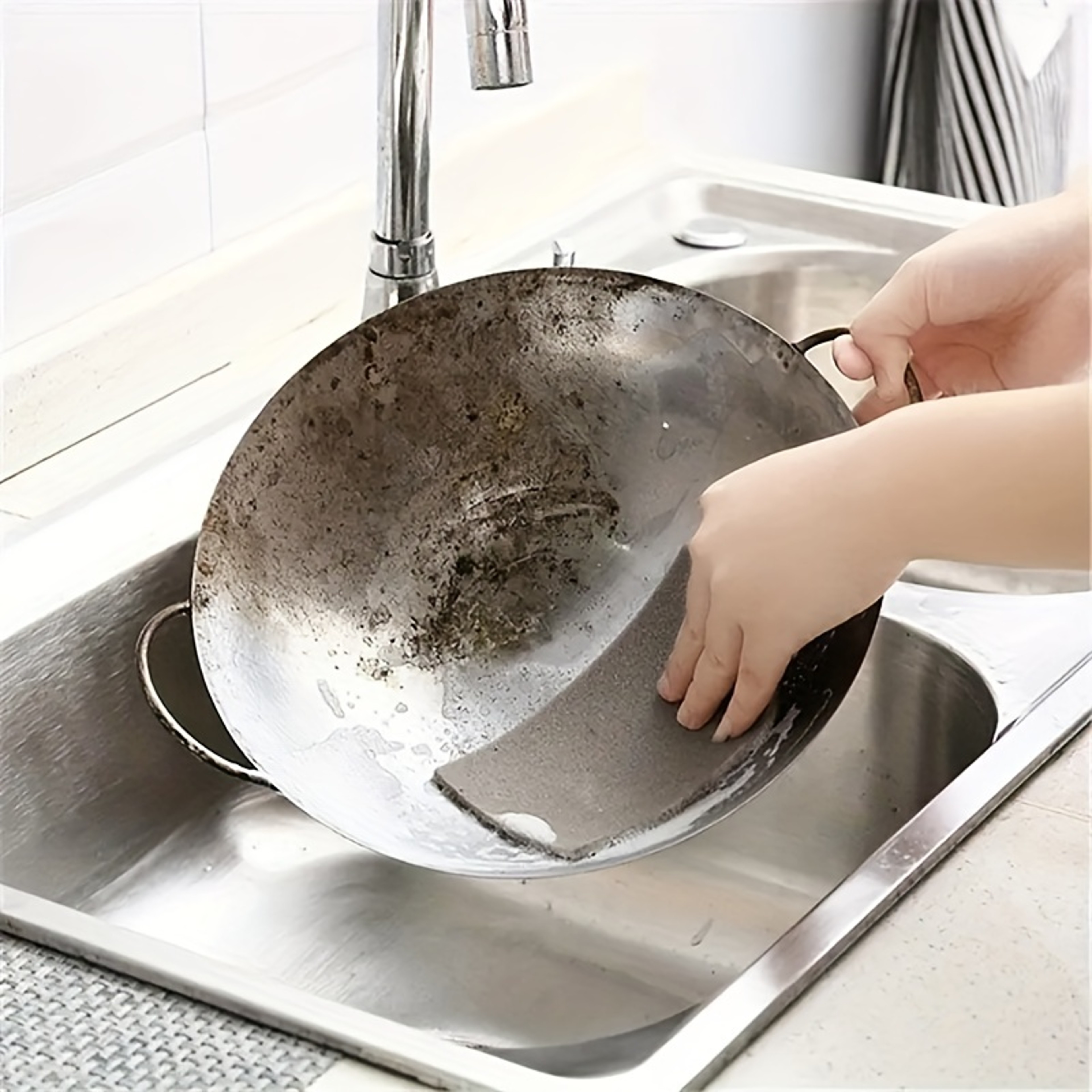 Multipurpose Kitchen Cleaning Sponge For Dishes Pots  Pans Non Scratch Dish Scrub Sponge 2