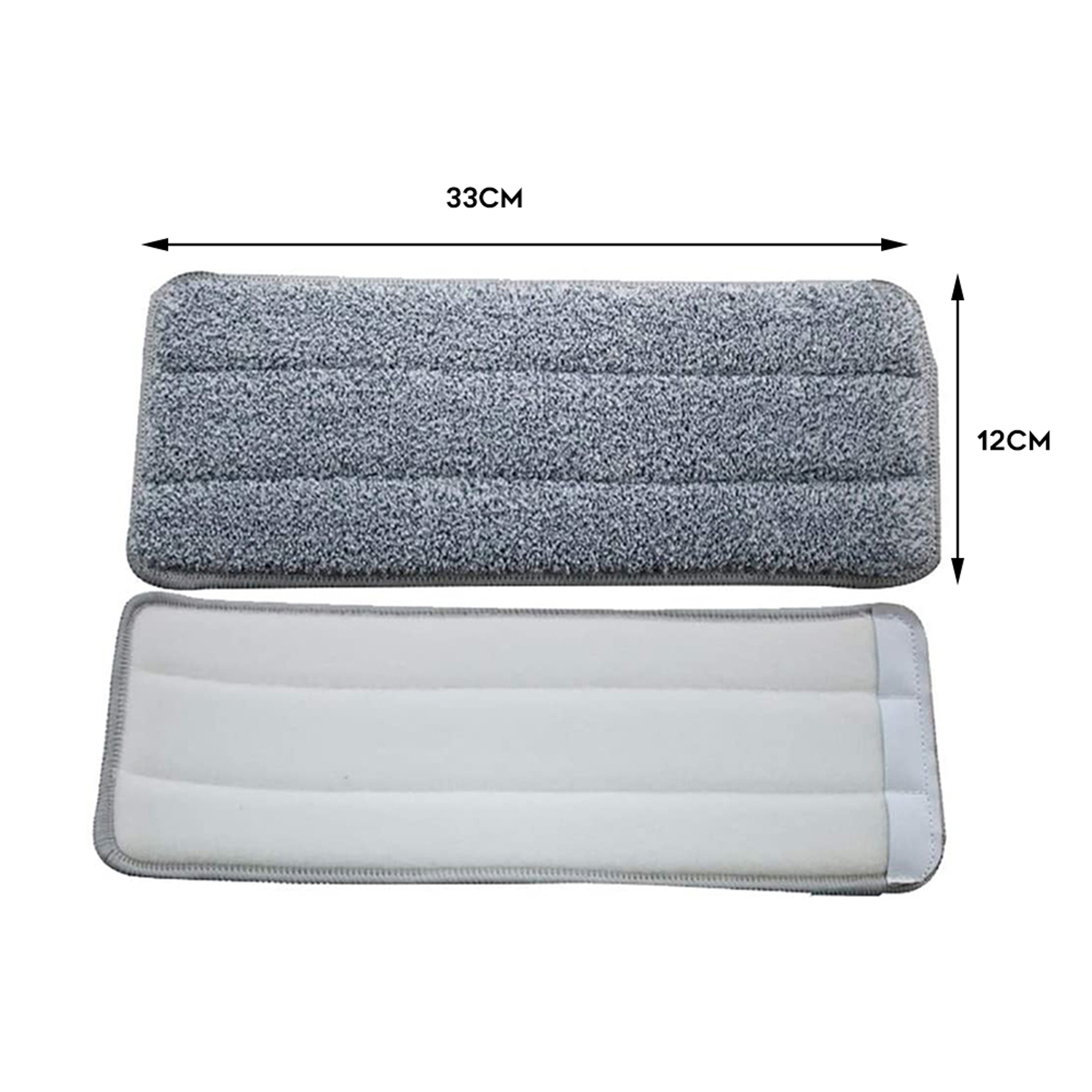 Microfiber Mop Replacement Head Reusable Flat Mop Refill Pad For Hands Free Floor Cleaning 5