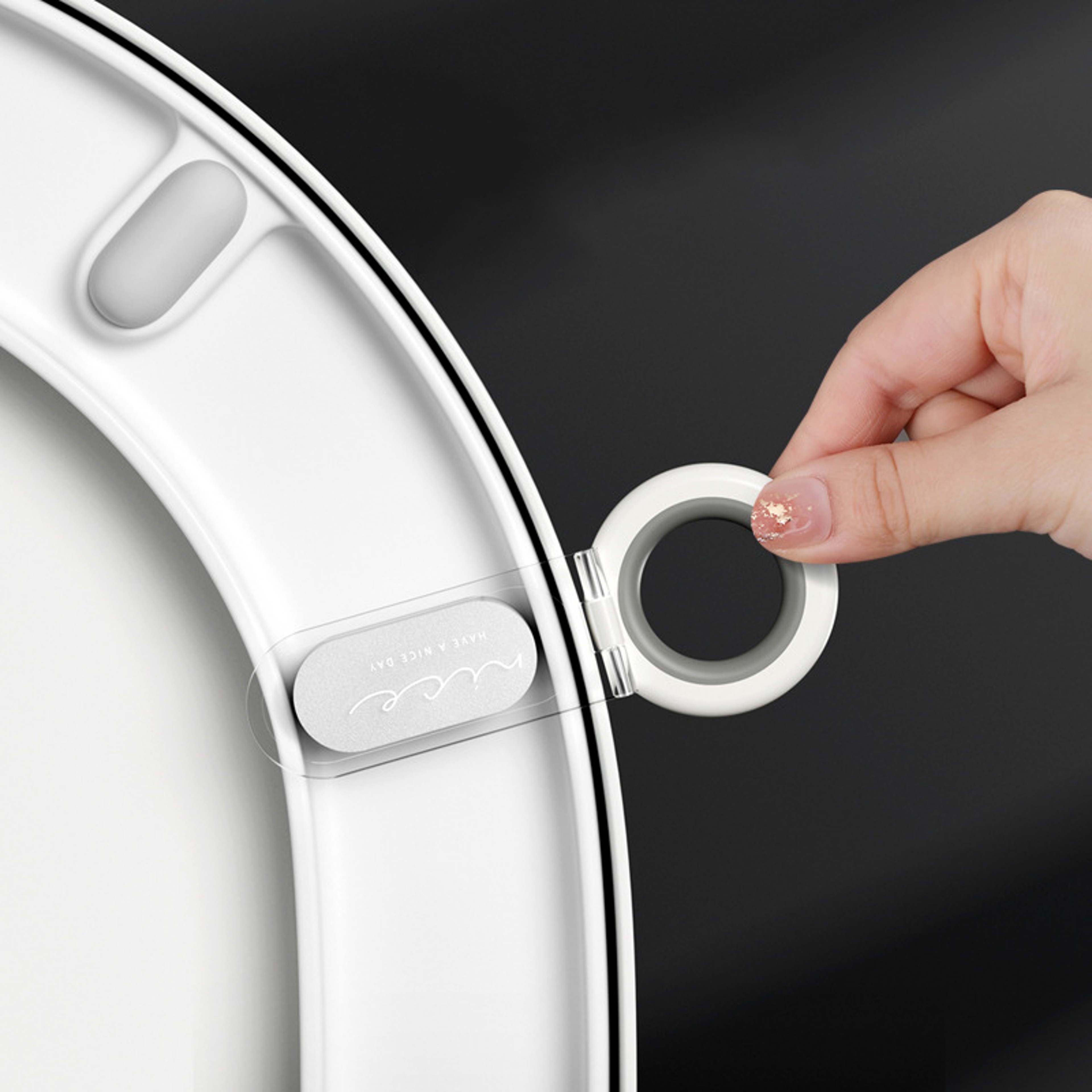 Portable Toilet Seat Lifter Handle  Touchless Toilet Lid Handle For Hygienic Bathroom Use 3