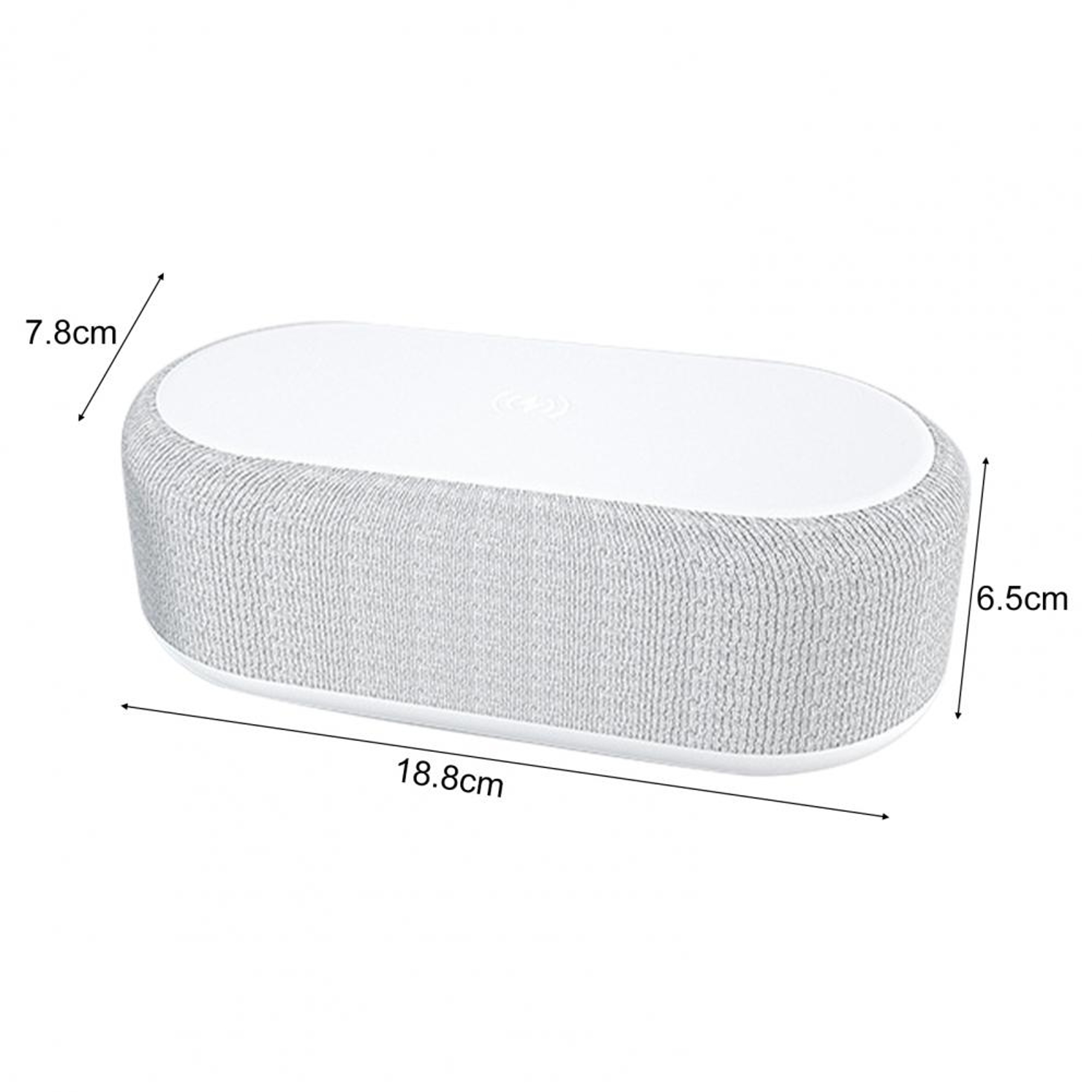 Sunrise Wireless Charging Alarm Clock with Dimmable LED Display for Bedside – view 3