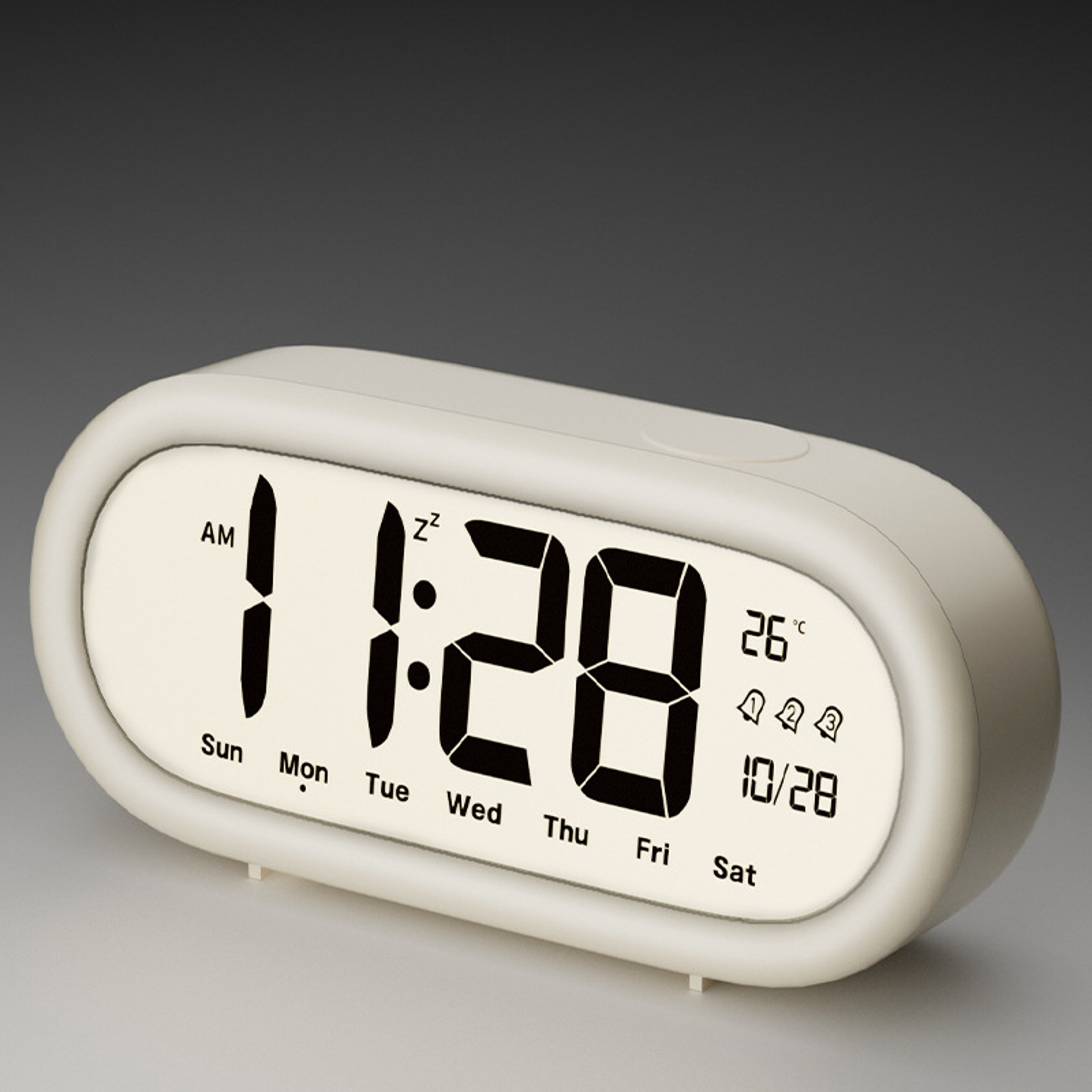 Large Display Digital Alarm Clock for Students & Kids Desktop Bedside Clock with Clear Numbers – view 9