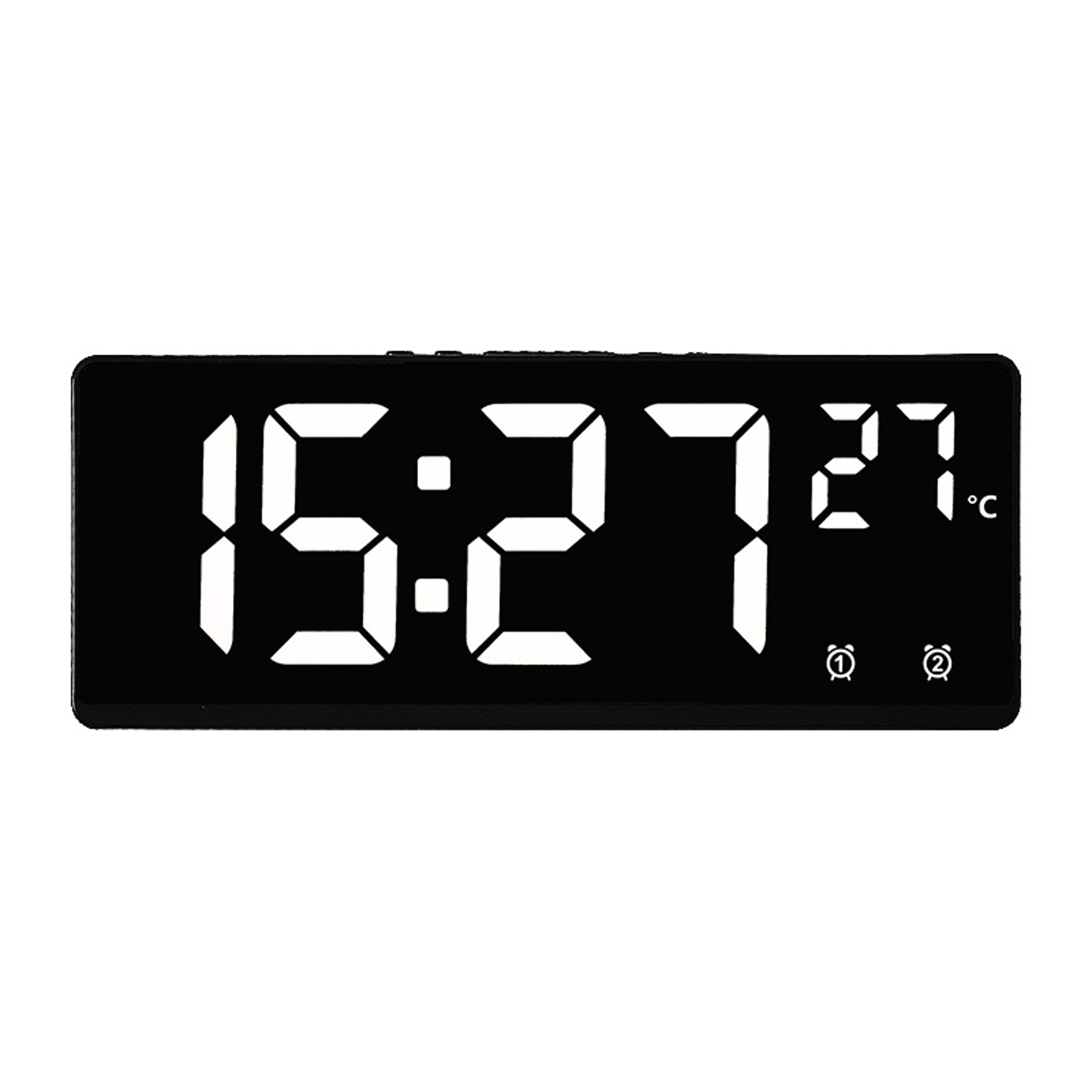 LED Digital Alarm Clock with Large Display, Temperature Calendar & Smart Night Light – view 10