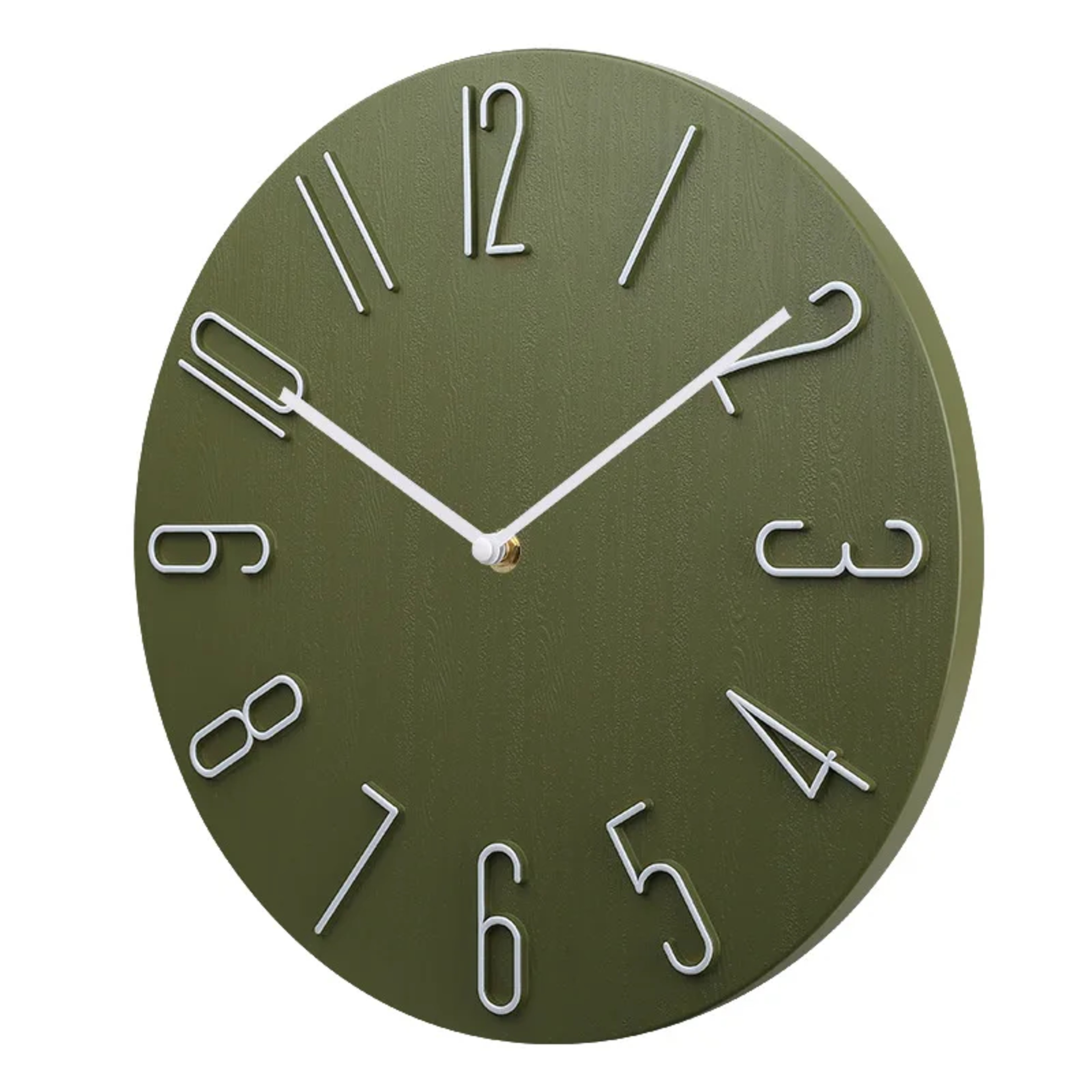 Silent Wall Clock Battery Operated Minimalist Modern Home Decor Clock 6
