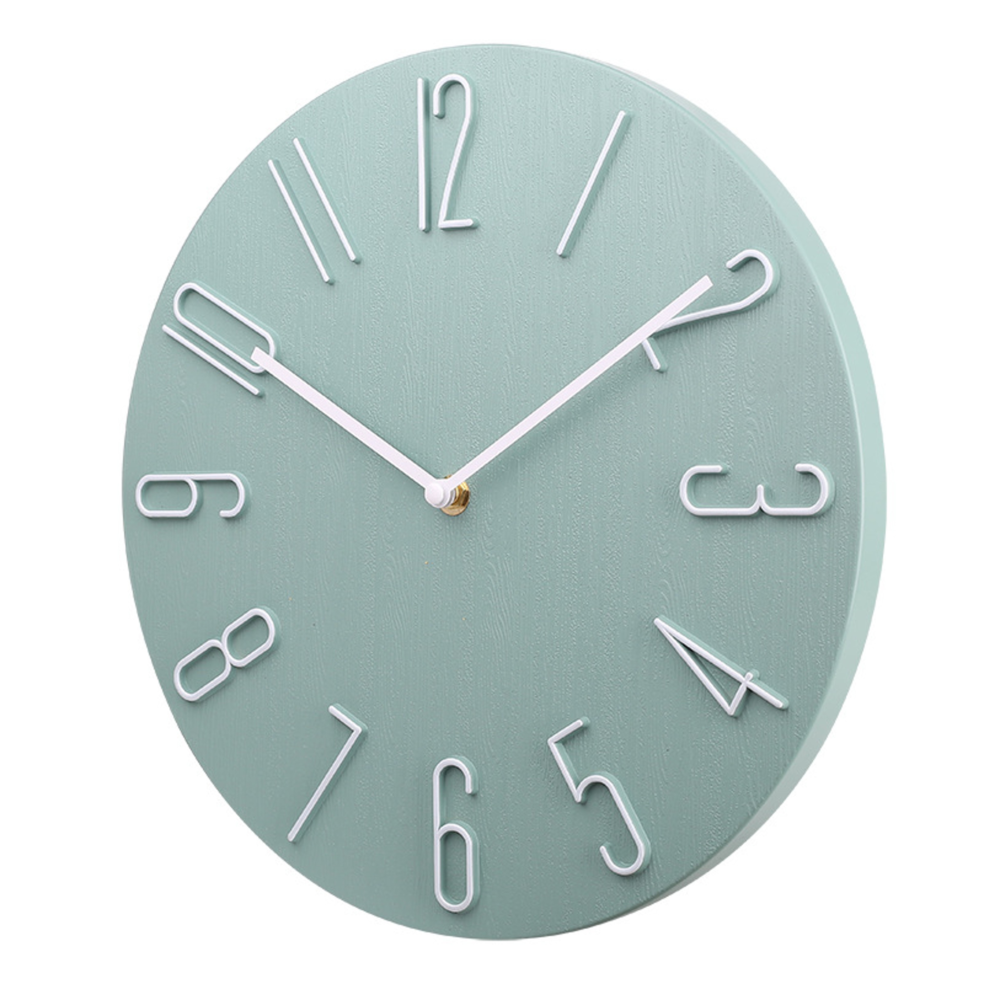 Silent Wall Clock Battery Operated Minimalist Modern Home Decor Clock 7