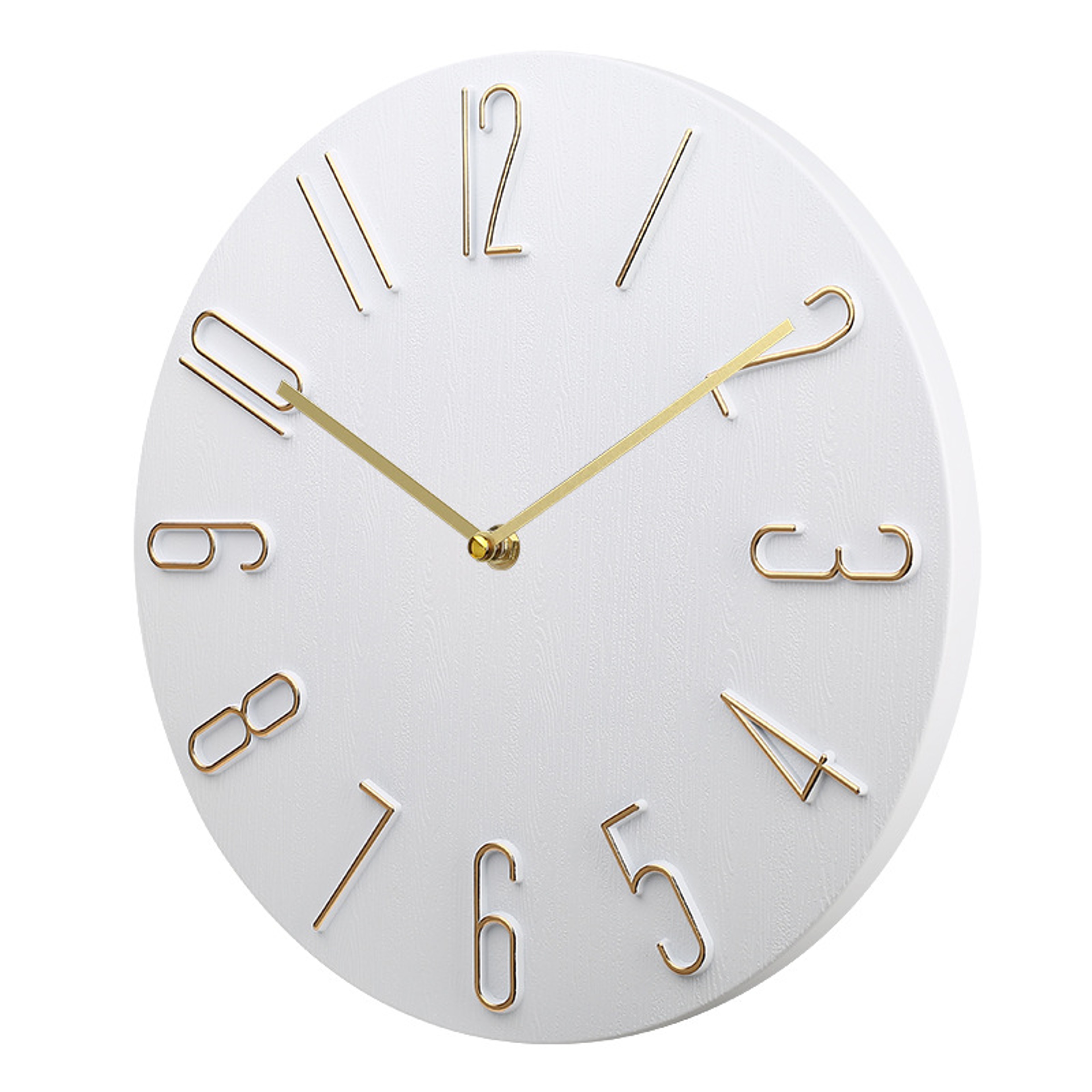Silent Wall Clock Battery Operated Minimalist Modern Home Decor Clock 8
