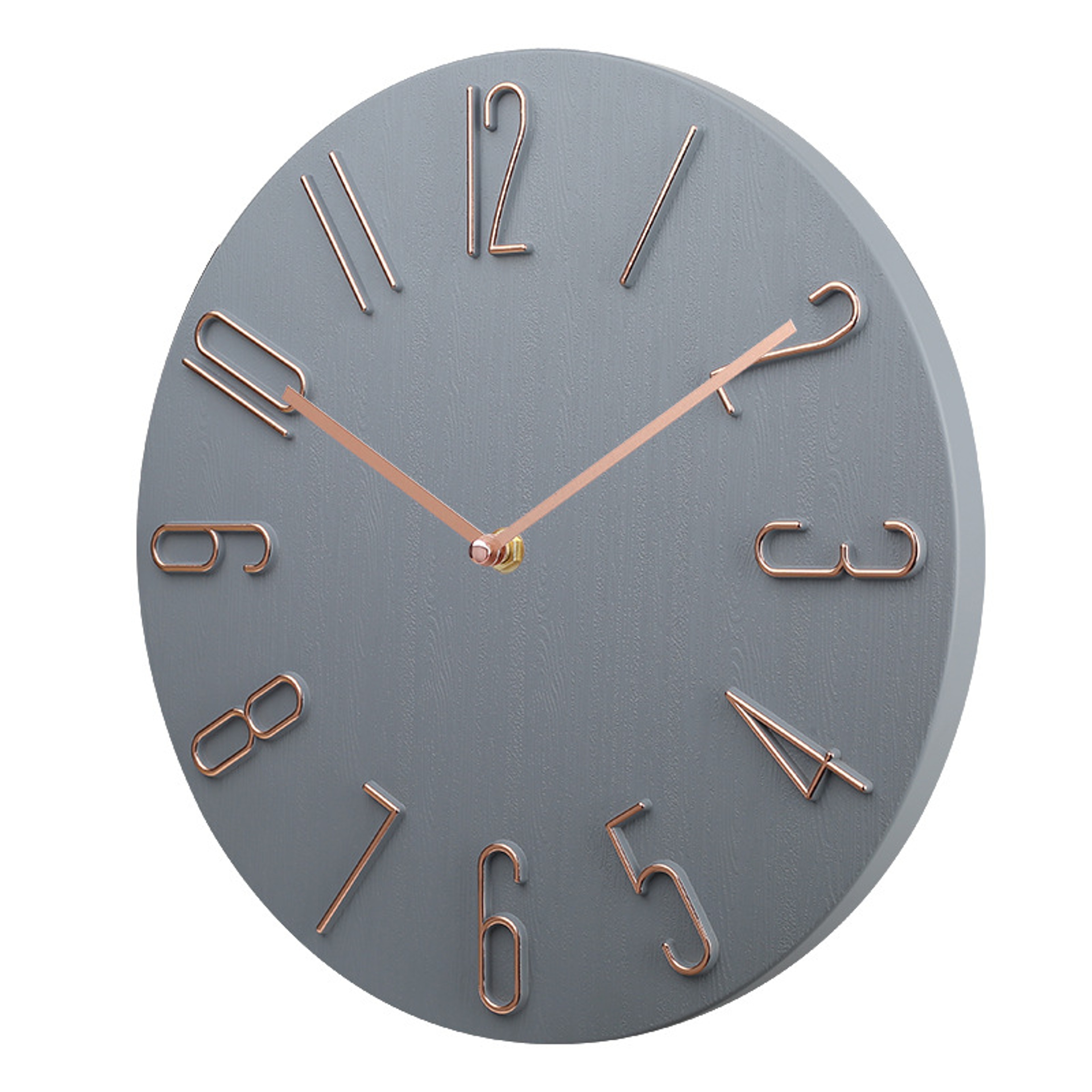 Silent Wall Clock Battery Operated Minimalist Modern Home Decor Clock 11