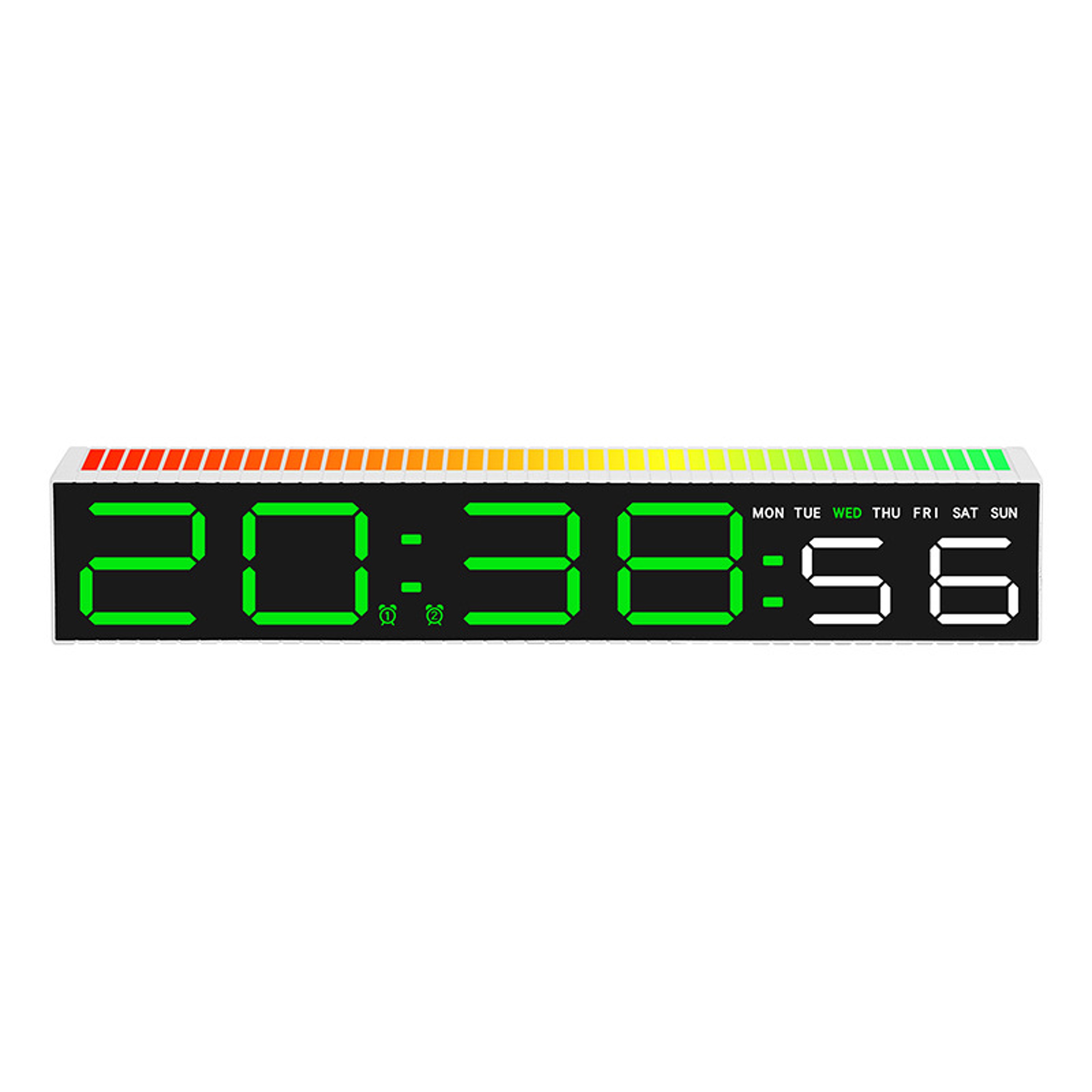 Creative LED Digital Clock With Temperature Display Hour Digital Desk Clock For Bedroom  Office 6
