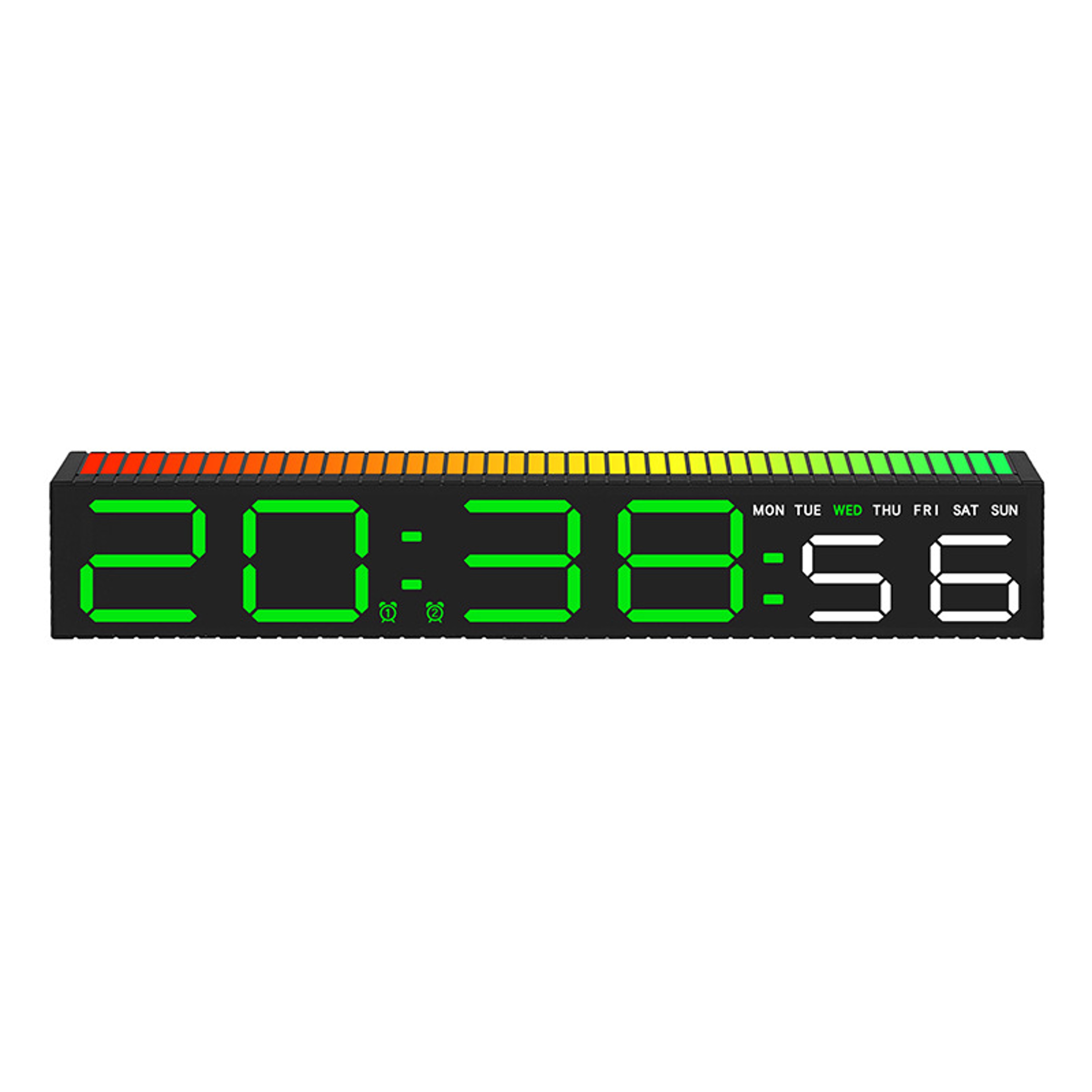 Creative LED Digital Clock With Temperature Display Hour Digital Desk Clock For Bedroom  Office 9