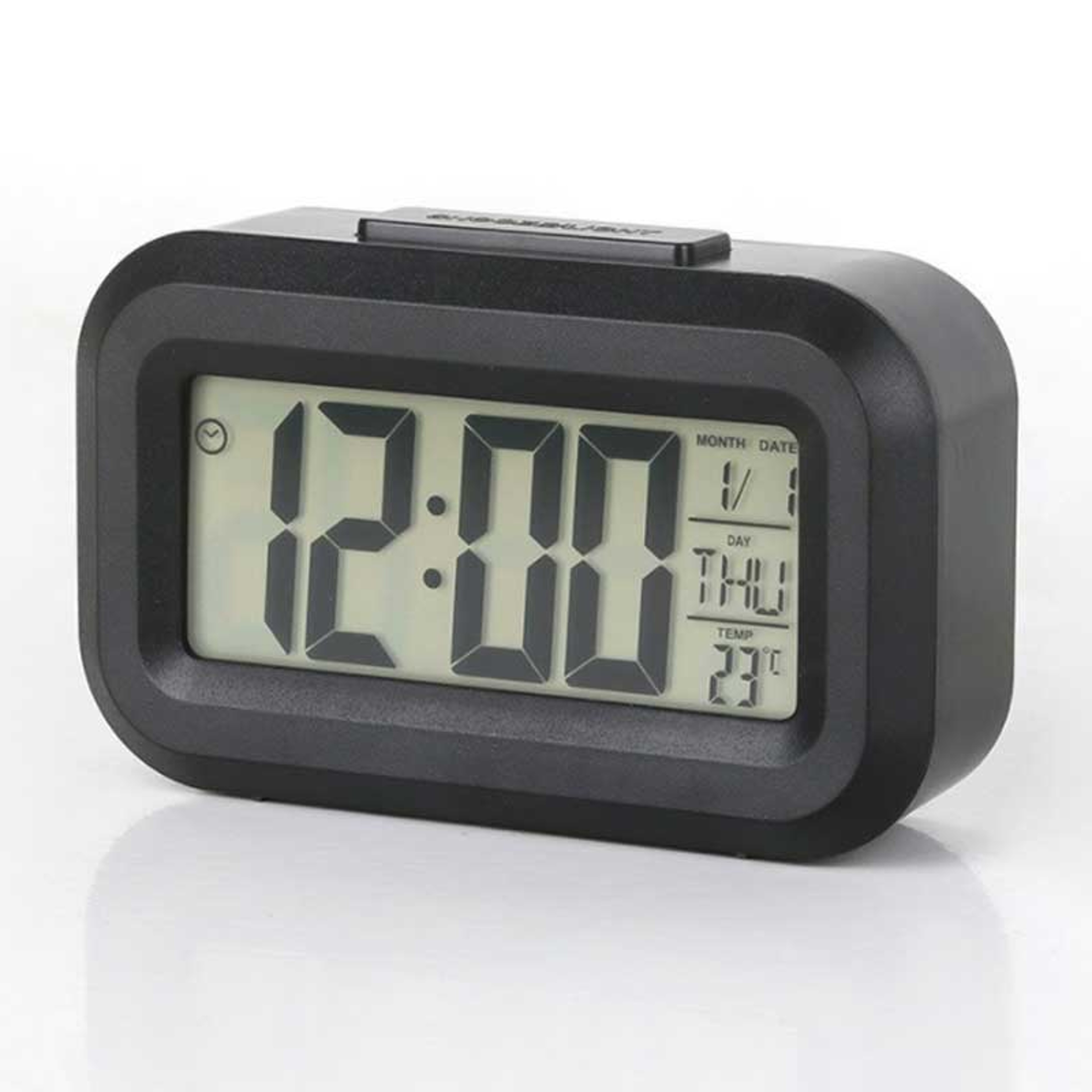 Digital Alarm Clock with Snooze, Temperature, Date & Week Display Mini Bedside LED Alarm Clock – view 5