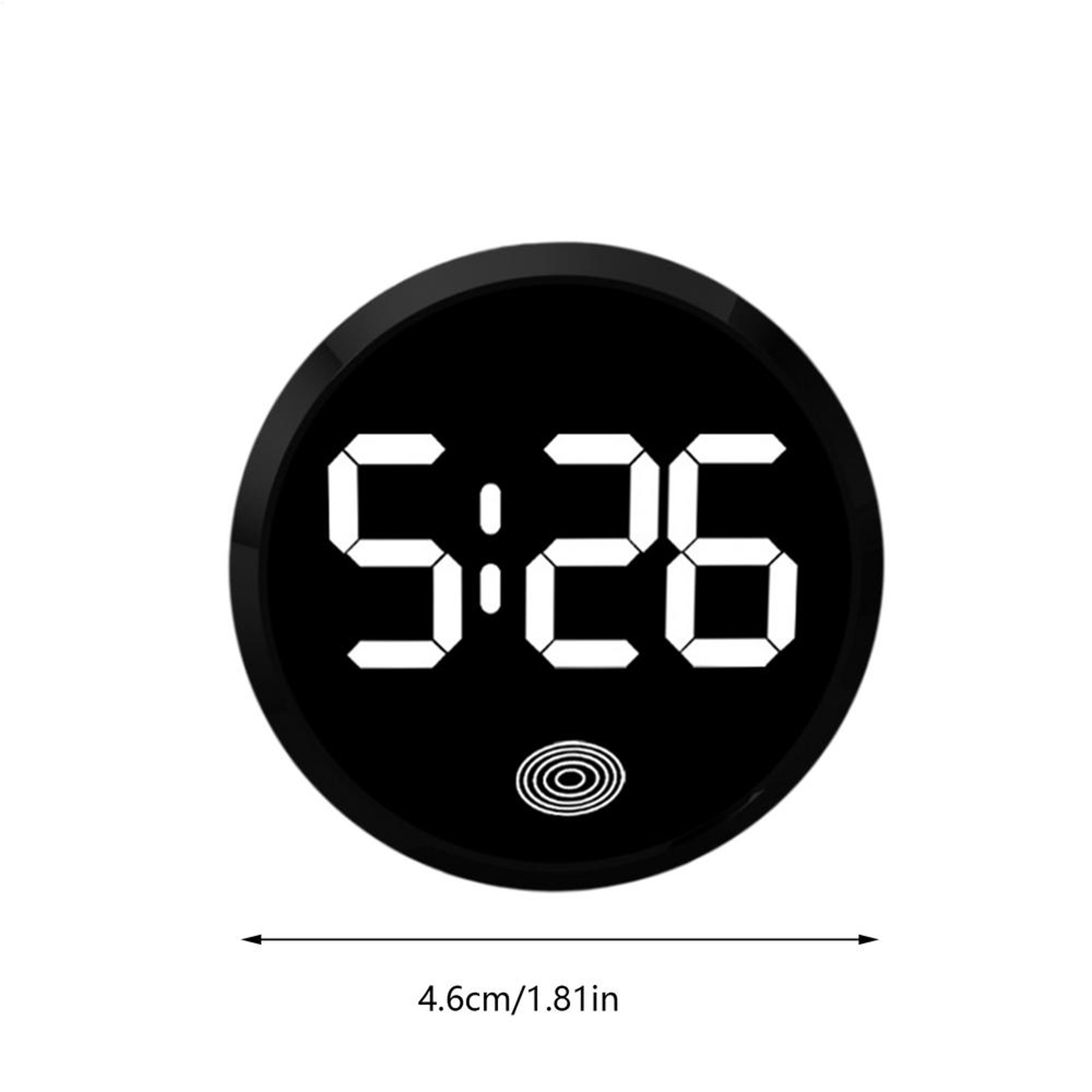 Touch Activated Car Dashboard Clock LED Digital Car Vent Clock Waterproof Auto Time Display – view 8