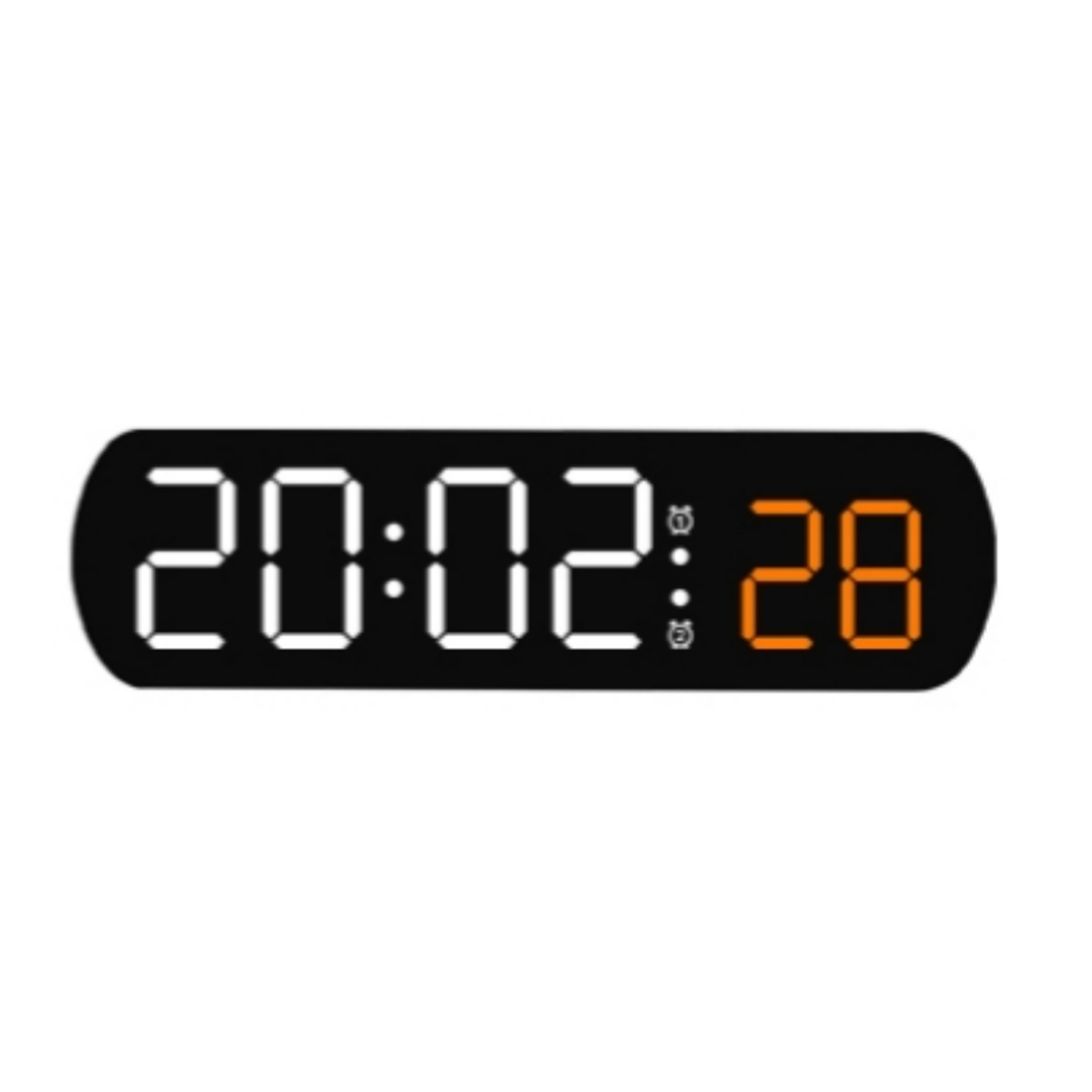 Voice Control LED Digital Alarm Clock With Dual Alarm Temperature Display  Night Mode 6