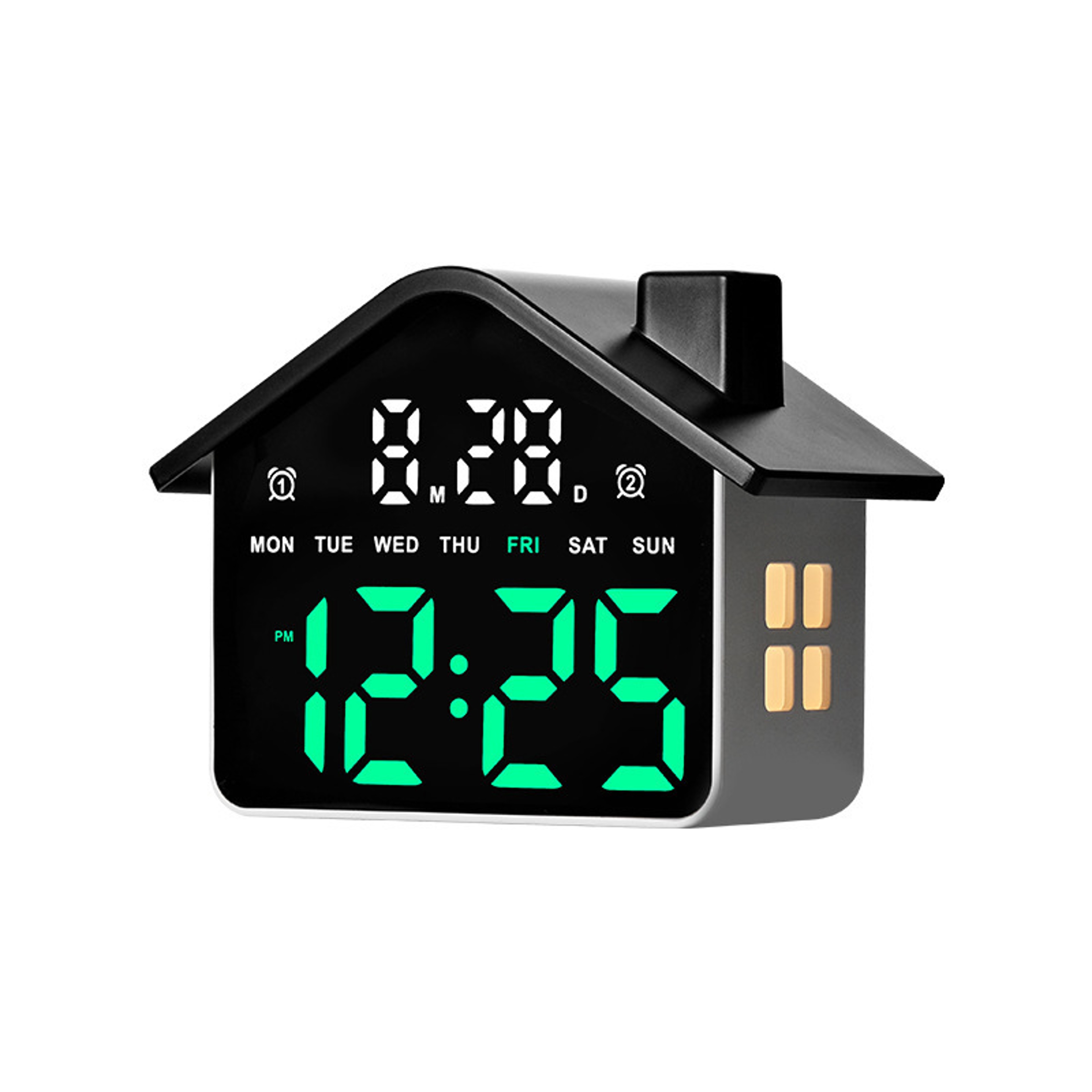 Smart LED Alarm Clock with Voice Control, Night Light, Date Display & Adjustable Brightness – view 9