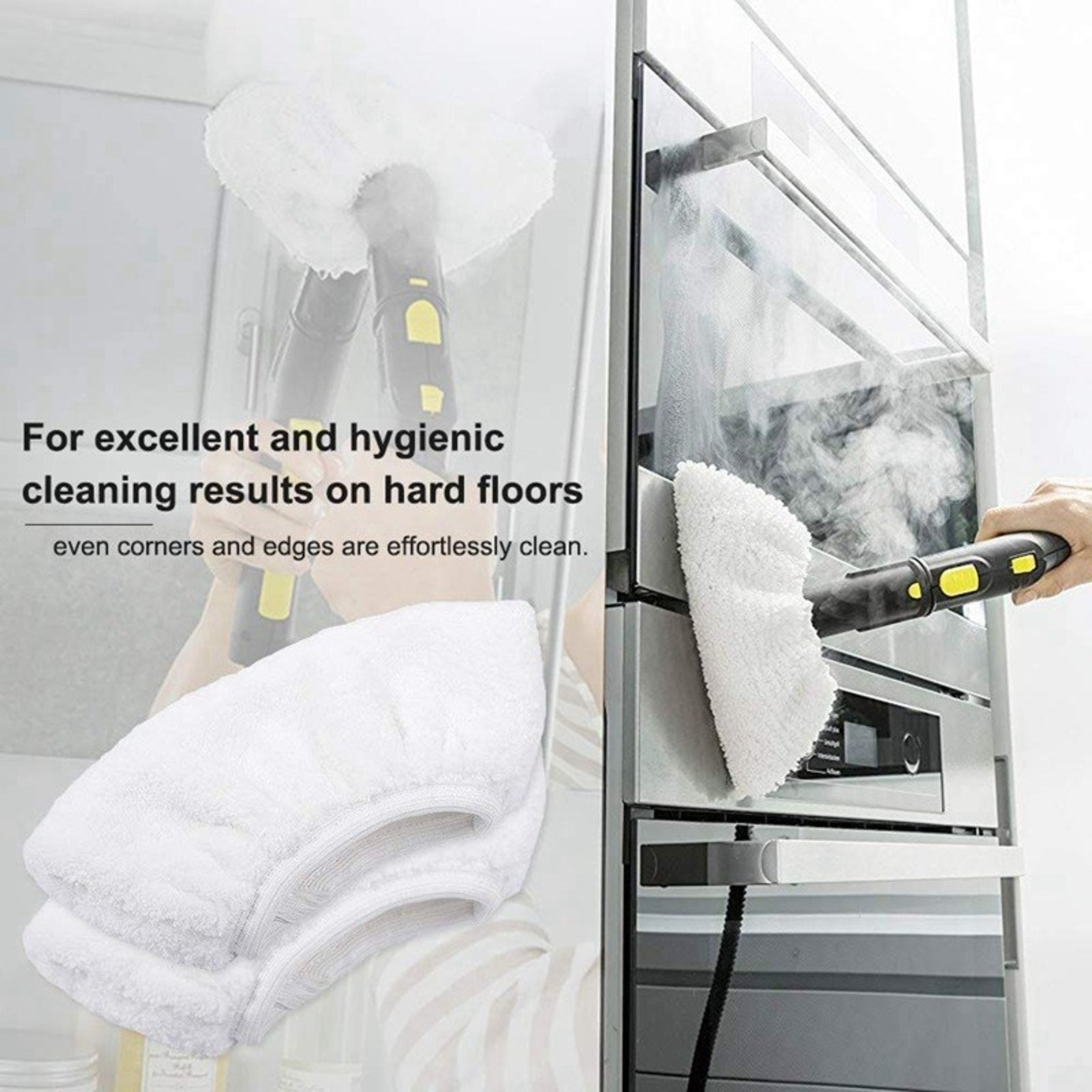 Karcher EasyFix Mop Pads Microfiber Steam Cleaner Replacement Cloth 5
