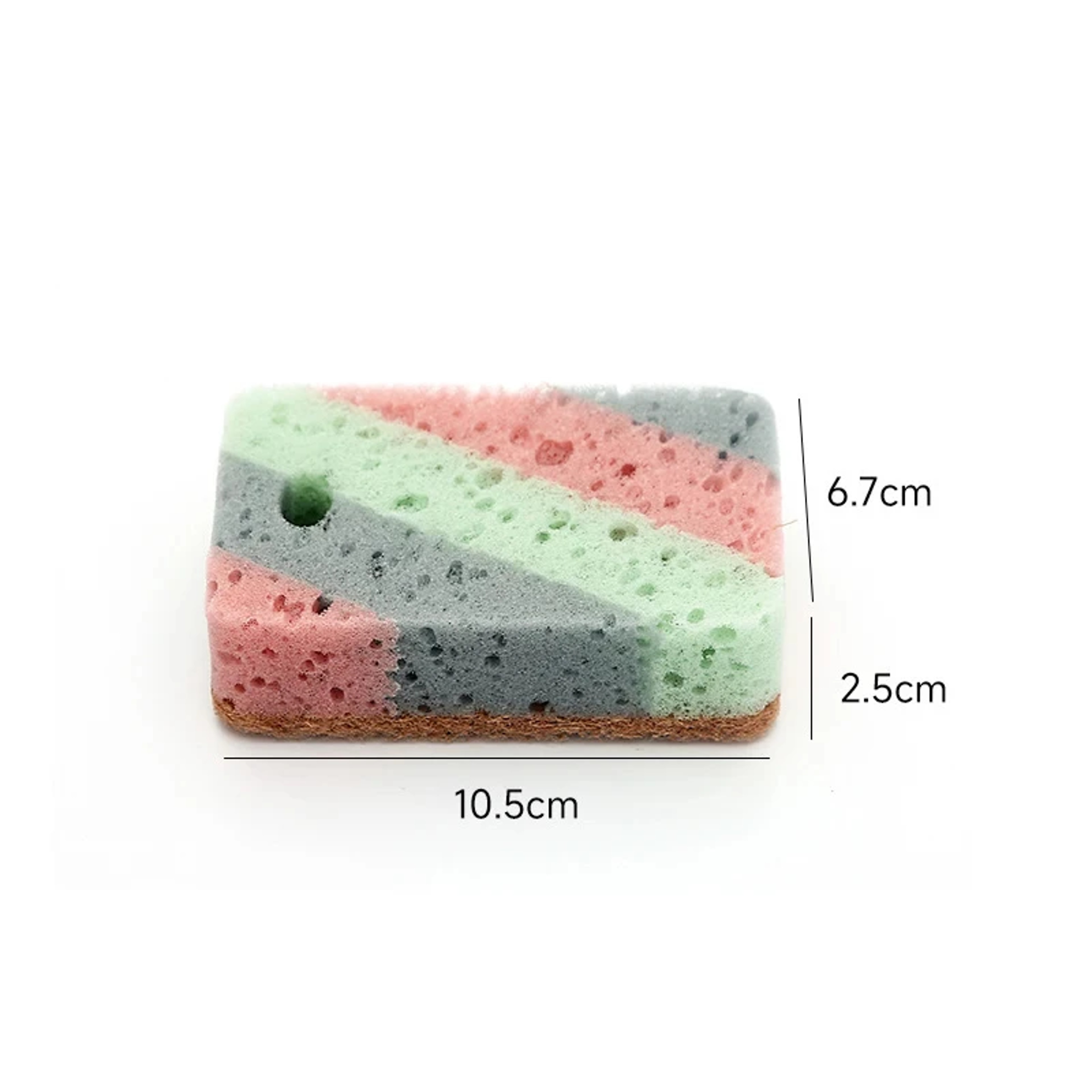 Reusable Dishwashing Sponge Set Soft Wood Pulp Sponge For Kitchen Cleaning Pack 2
