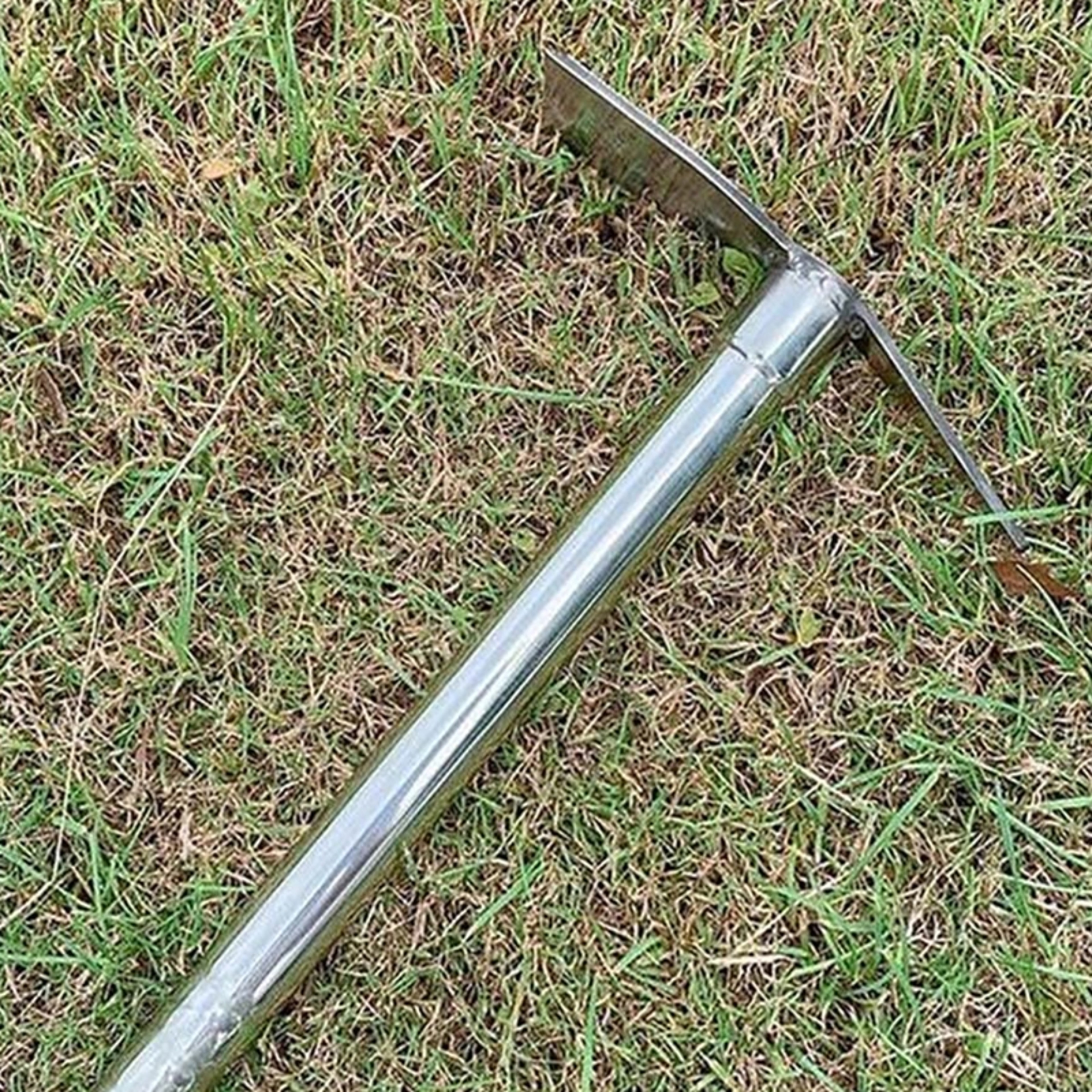 Stainless Steel Garden Hand Rake & Weeding Tool with Ergonomic Handle for Gardening and Soil Cultivation – view 3