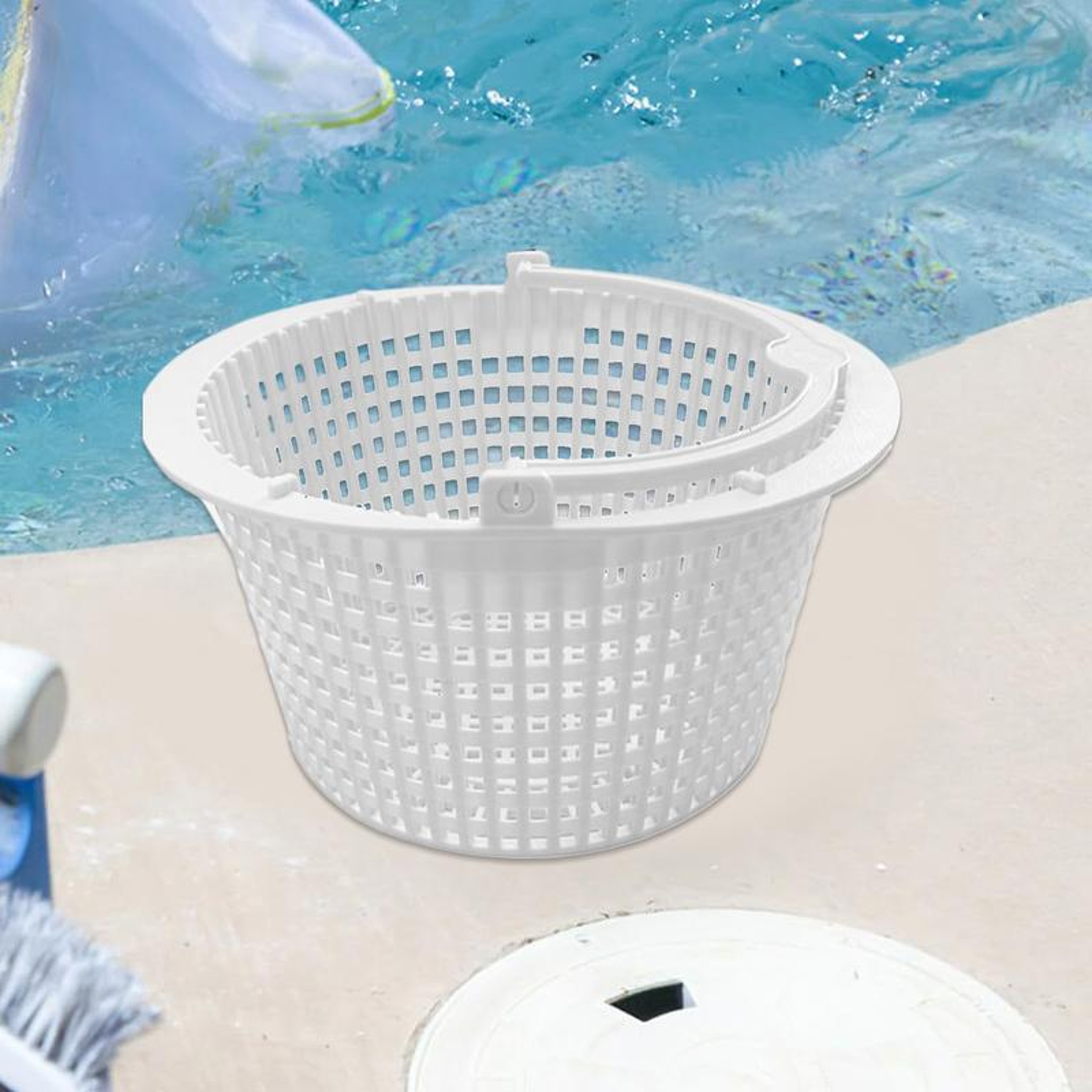 Pool Skimmer Basket Replacement with Handle for Above Ground Pools – view 4